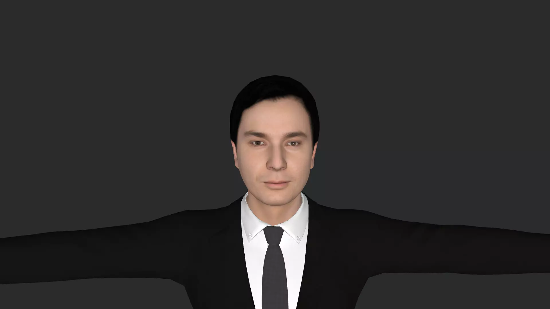 Jimmy Fallon Hyper Realistic Full Body Fully Rigged 3D Character 3D model_0