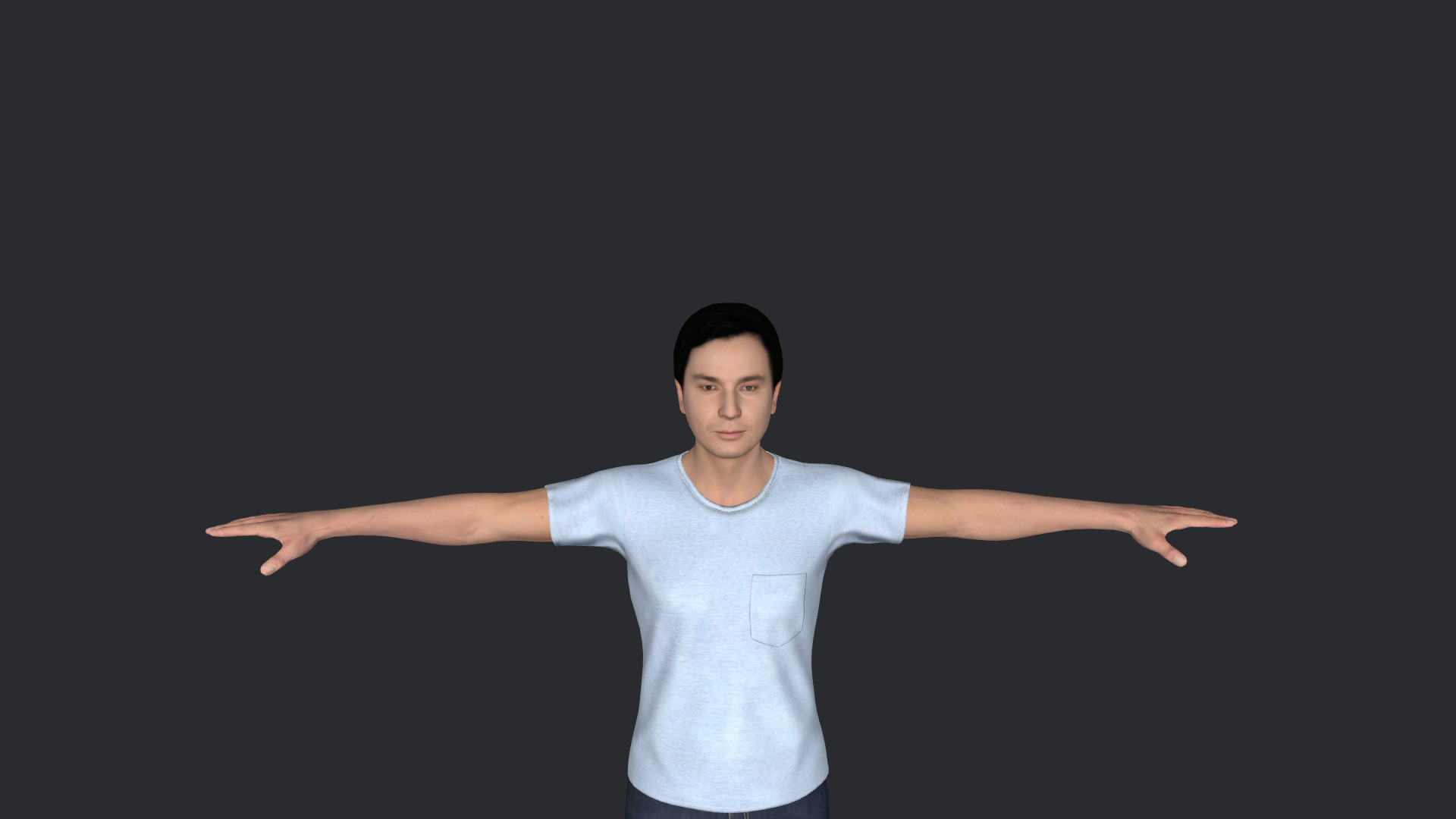 Jimmy Fallon Hyper Realistic Full Body Fully Rigged 3D Character 3D model_3