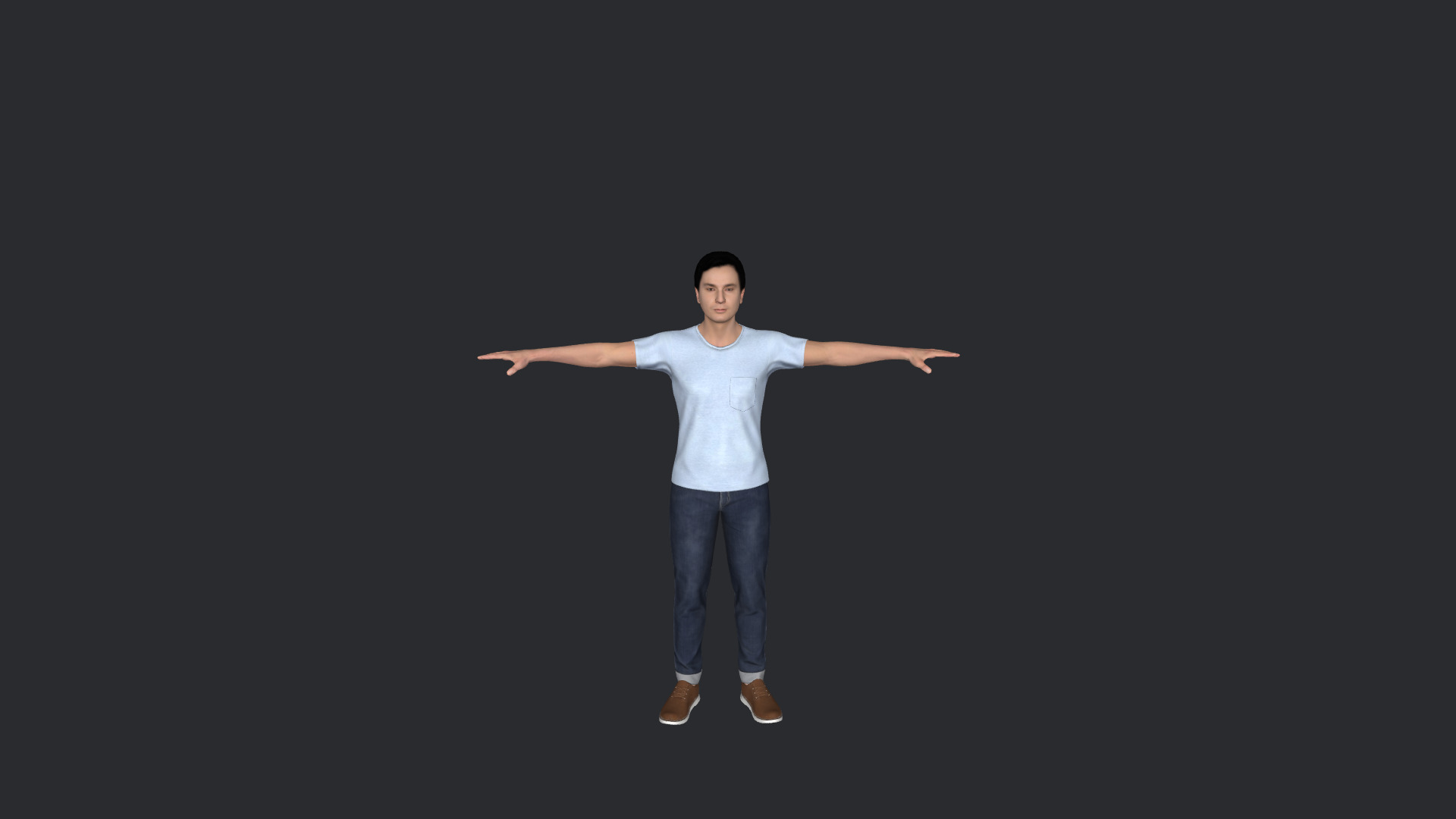 Jimmy Fallon Hyper Realistic Full Body Fully Rigged 3D Character 3D model_4