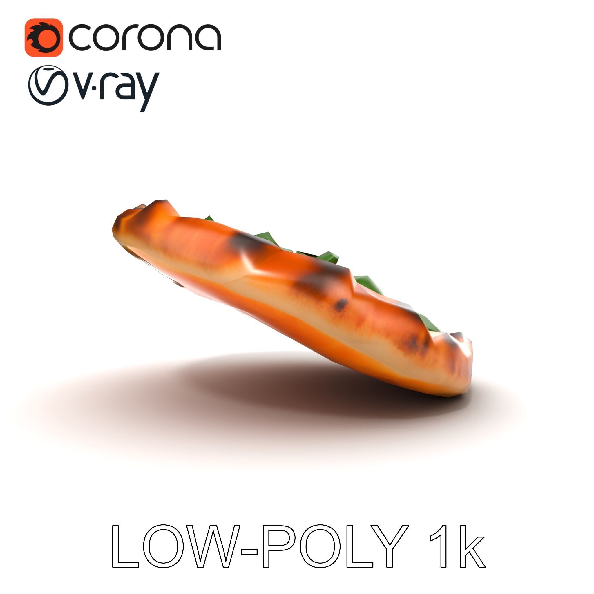 Neapolitan Pizza Sculpture model pack Low-poly 3D model_30