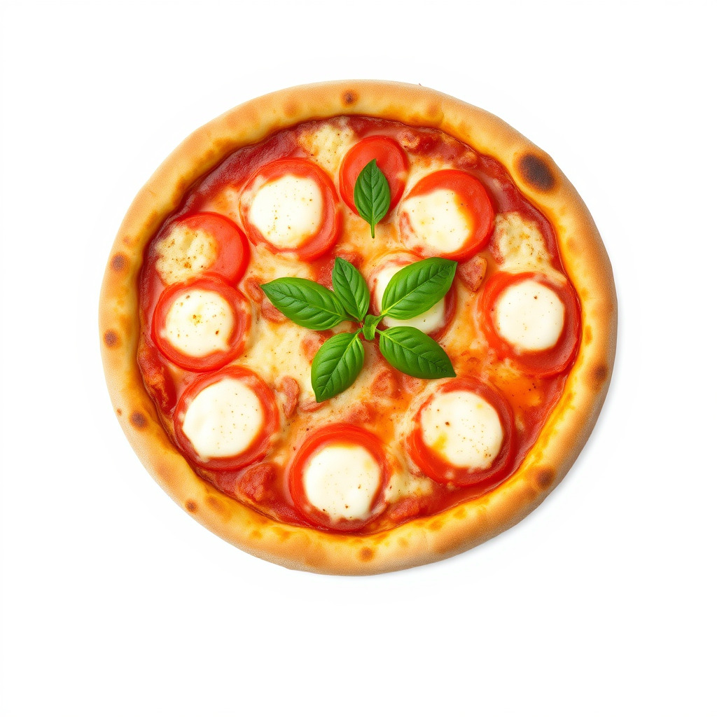 Margherita Pizza Delicious Render model pack Low-poly 3D model_4