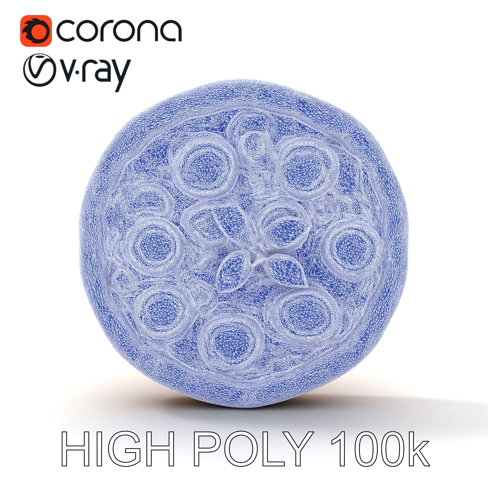 Margherita Pizza Delicious Render model pack Low-poly 3D model_32