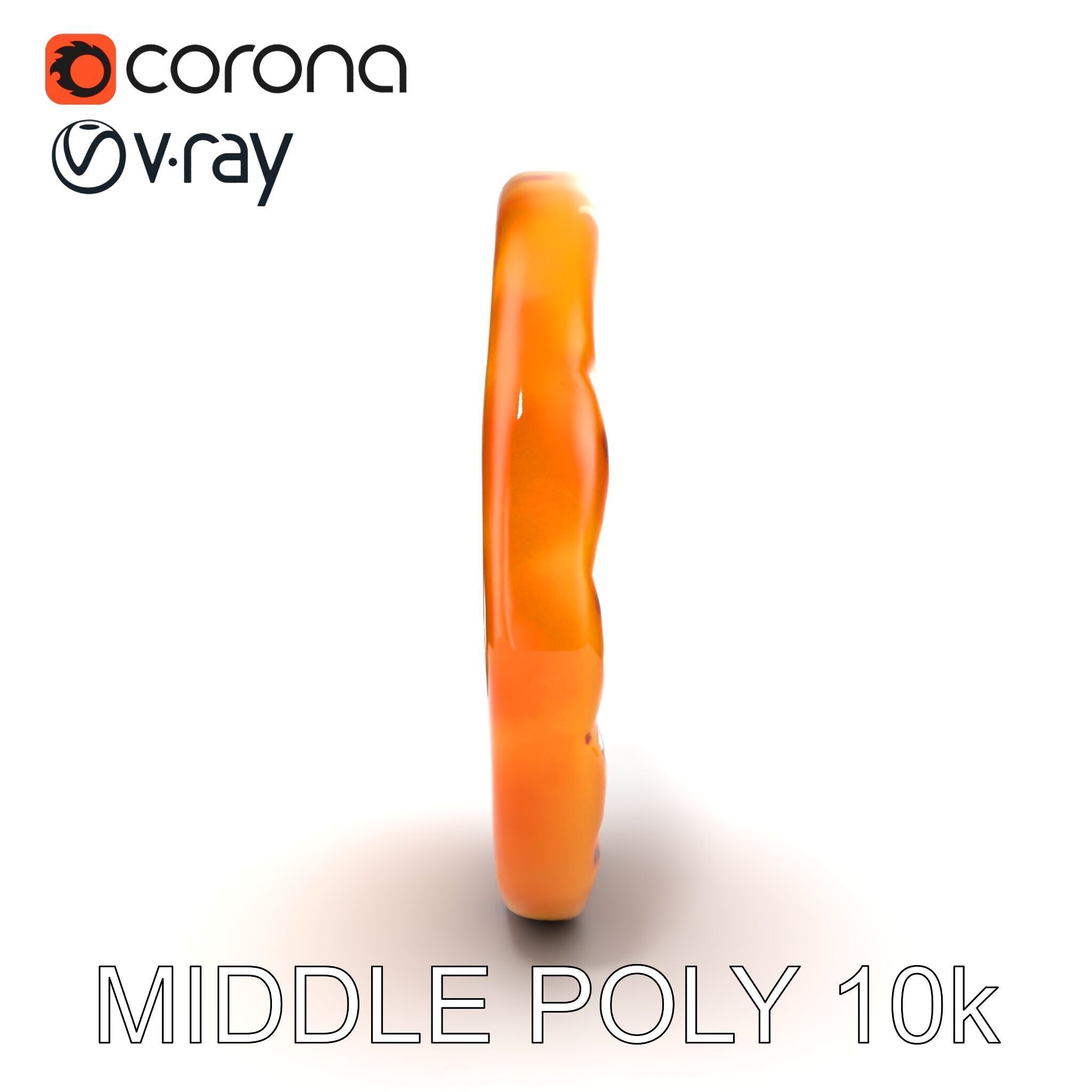 Margherita Pizza Delicious Render model pack Low-poly 3D model_19