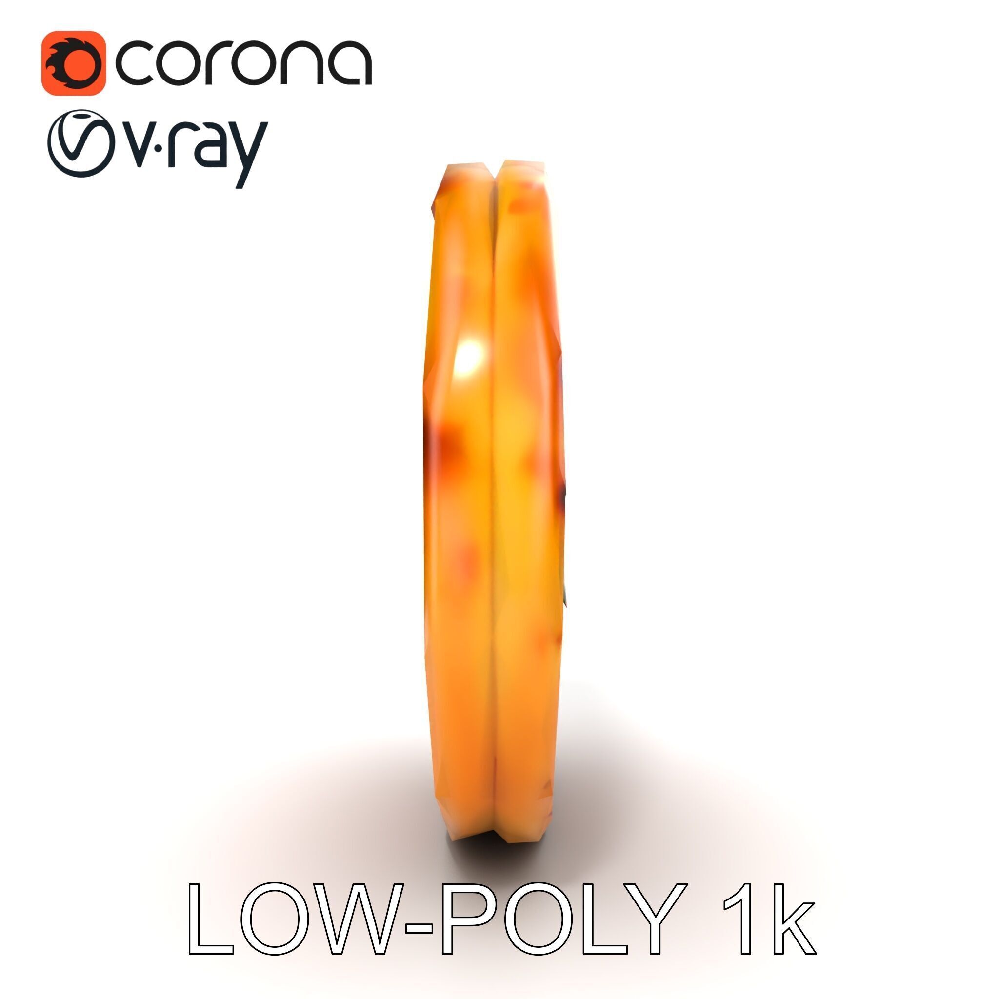 Margherita Pizza Delicious Render model pack Low-poly 3D model_24