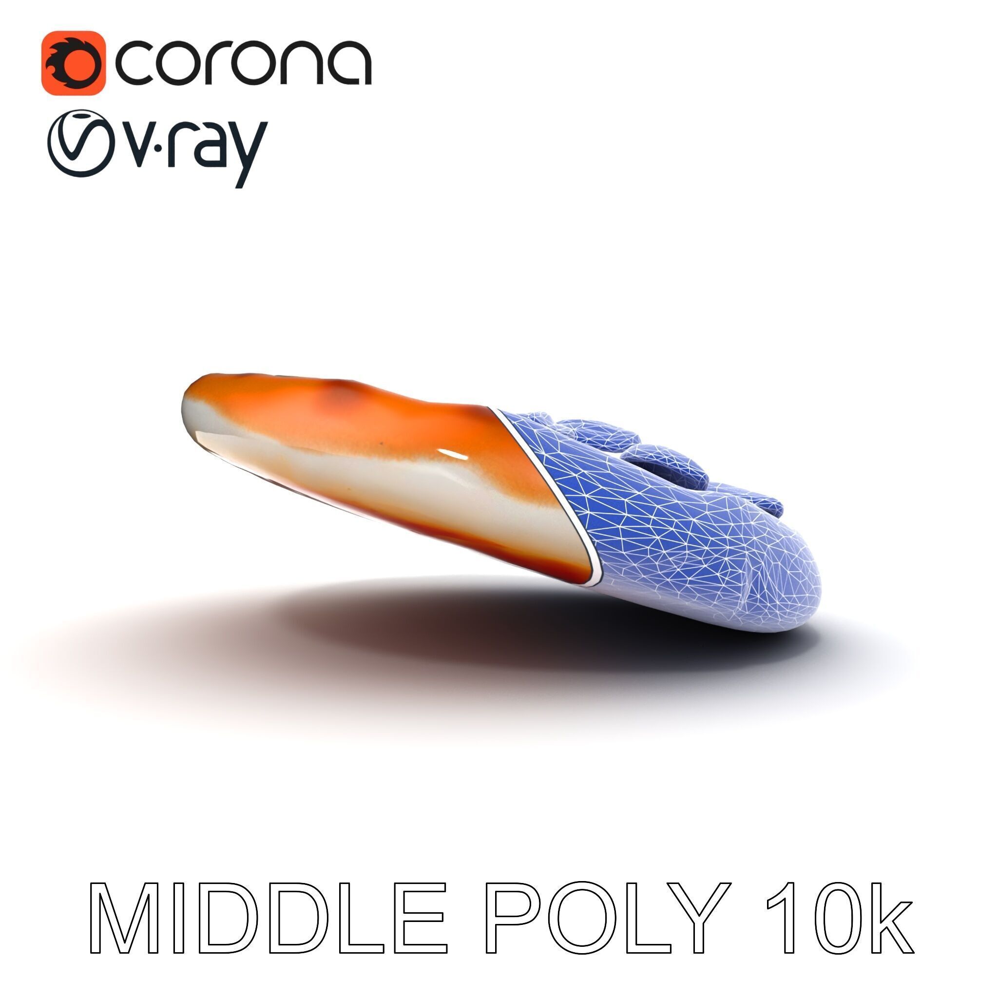 Margherita Pizza Model Pack  Authentic and Appetizing Low-poly 3D model_29