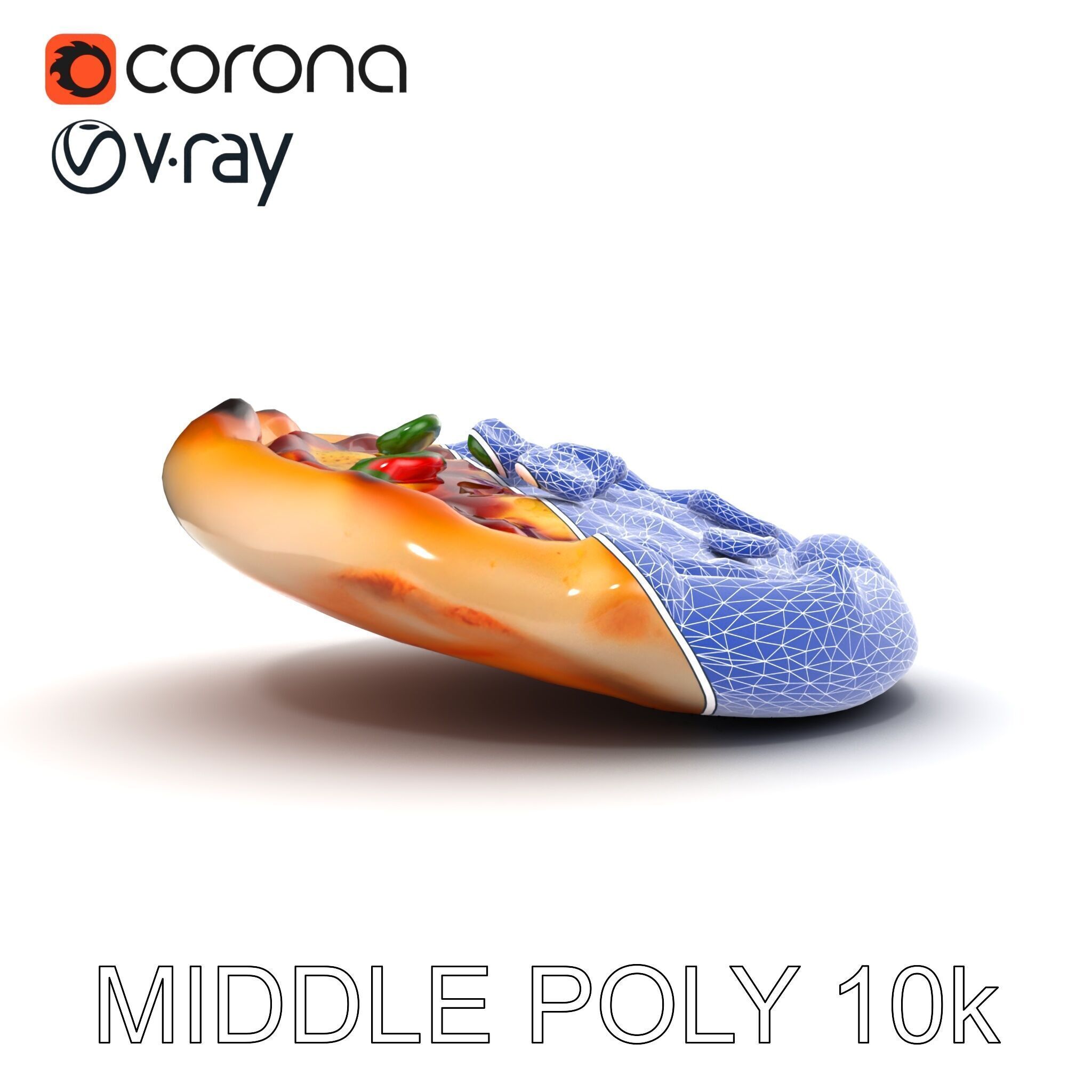 Traditional Italian Pizza D Model Pack Low-poly 3D model_18