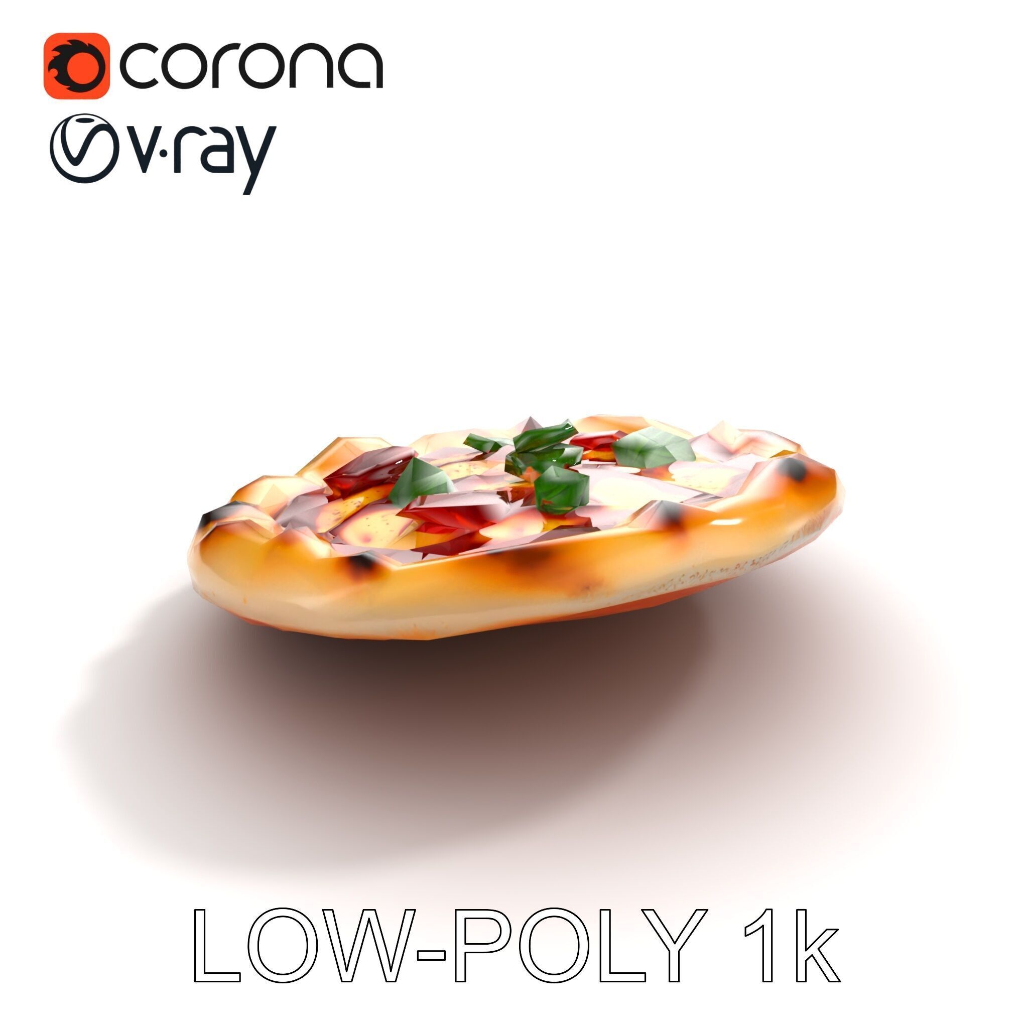 Traditional Italian Pizza D Model Pack Low-poly 3D model_9