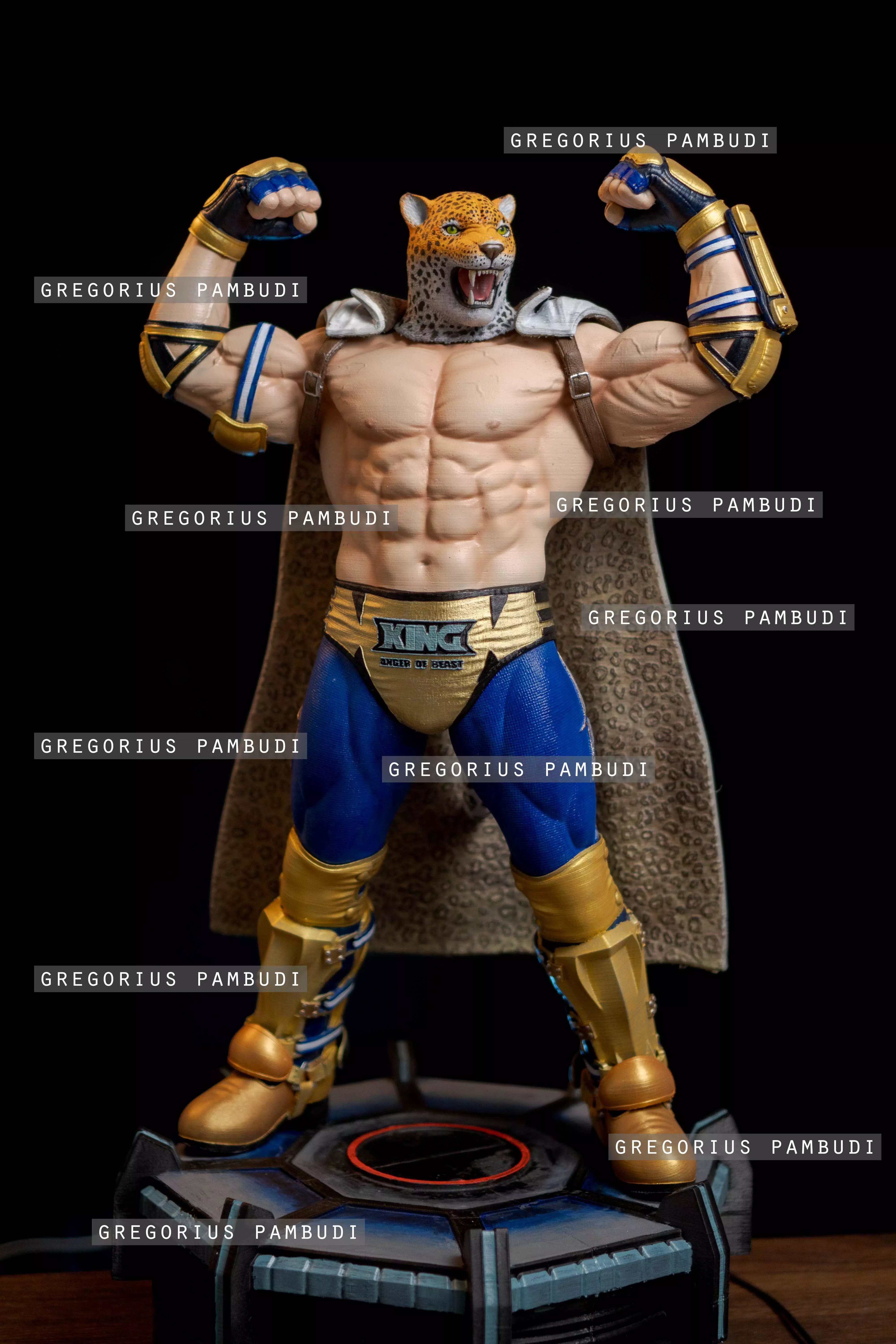 Tekken King Fan Art Statue 3d Printable 3D print model