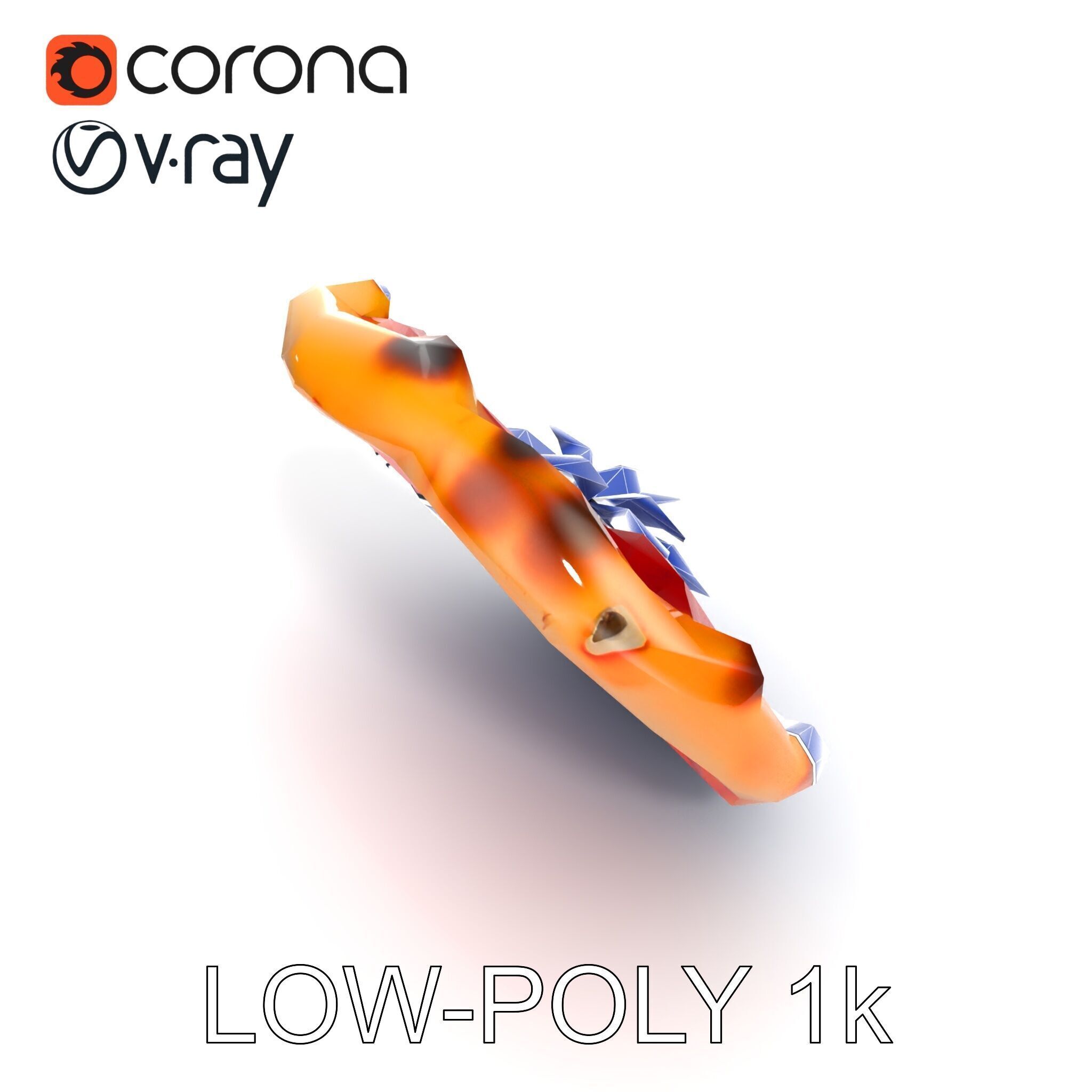 Authentic Neapolitan Pizza D model pack Low-poly 3D model_21