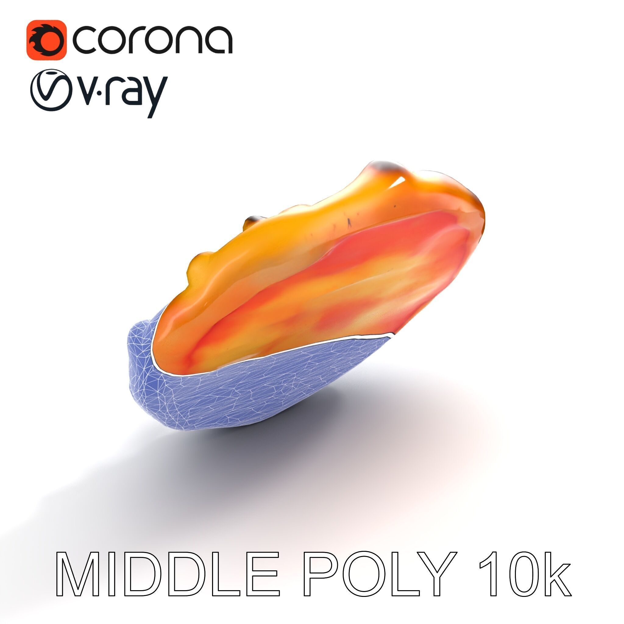 Authentic Neapolitan Pizza D model pack Low-poly 3D model_11