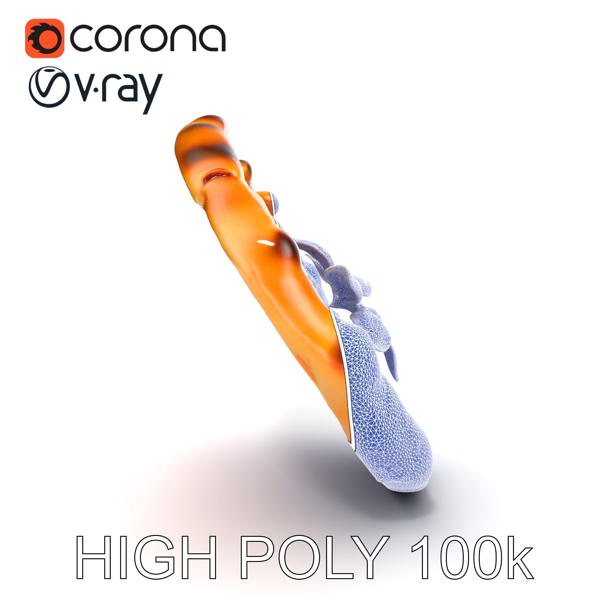 Authentic Neapolitan Pizza D model pack Low-poly 3D model_19