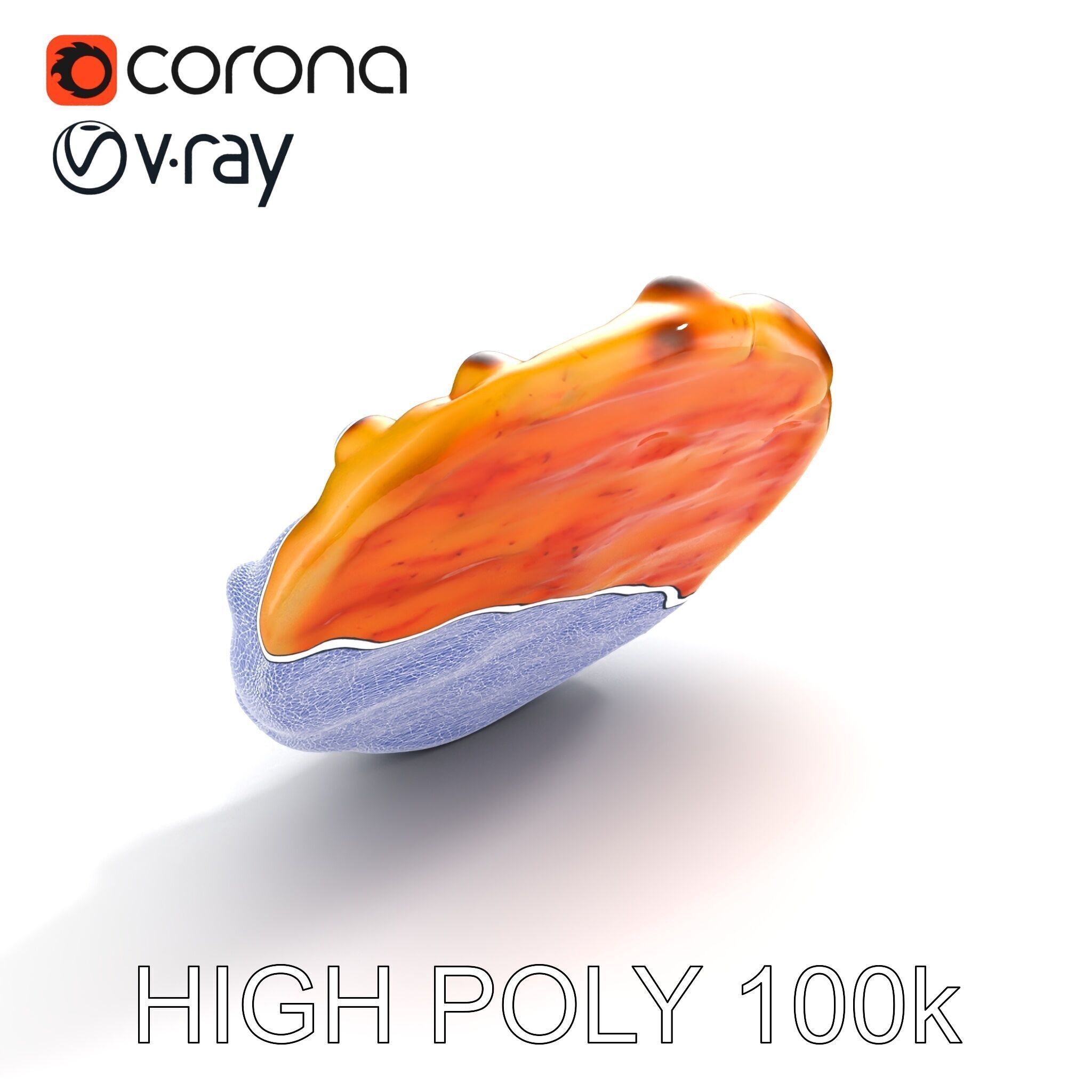 Authentic Neapolitan Pizza D model pack Low-poly 3D model_32