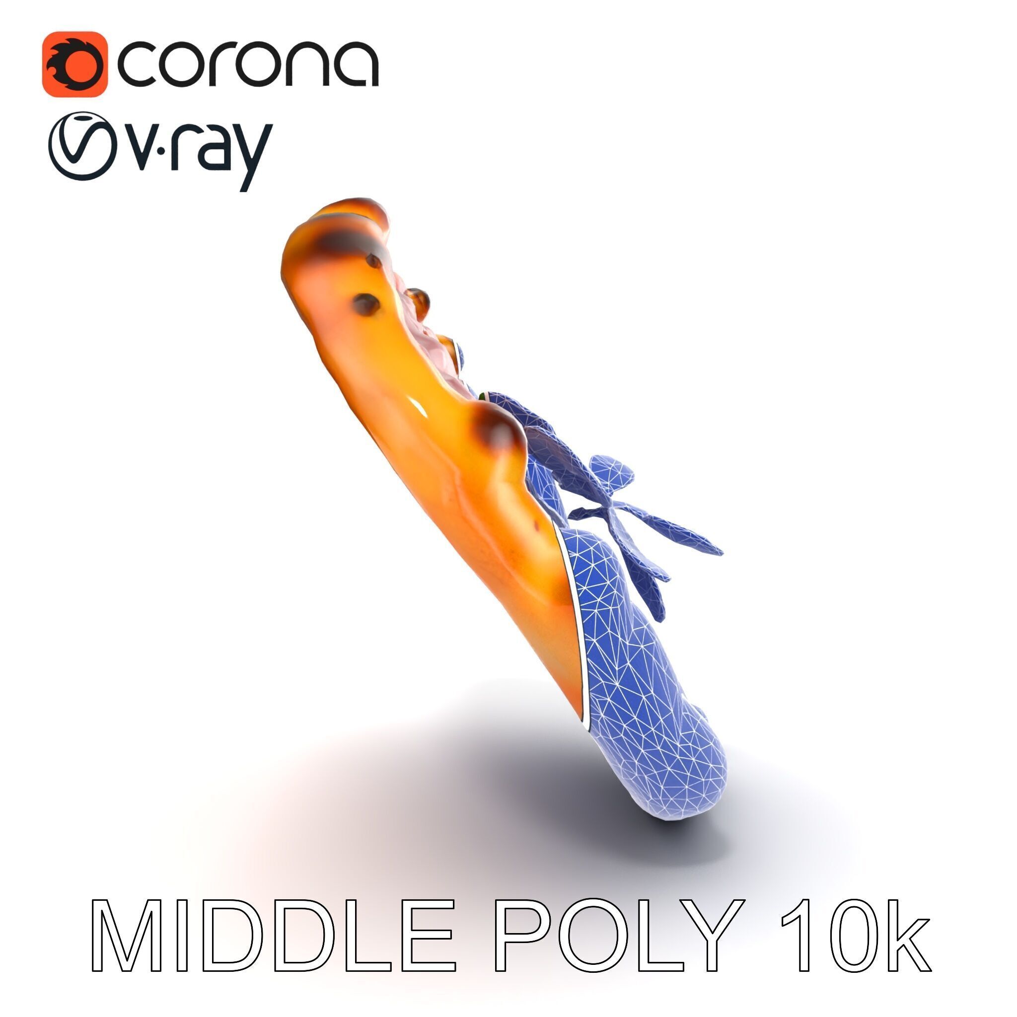 Authentic Neapolitan Pizza D model pack Low-poly 3D model_31