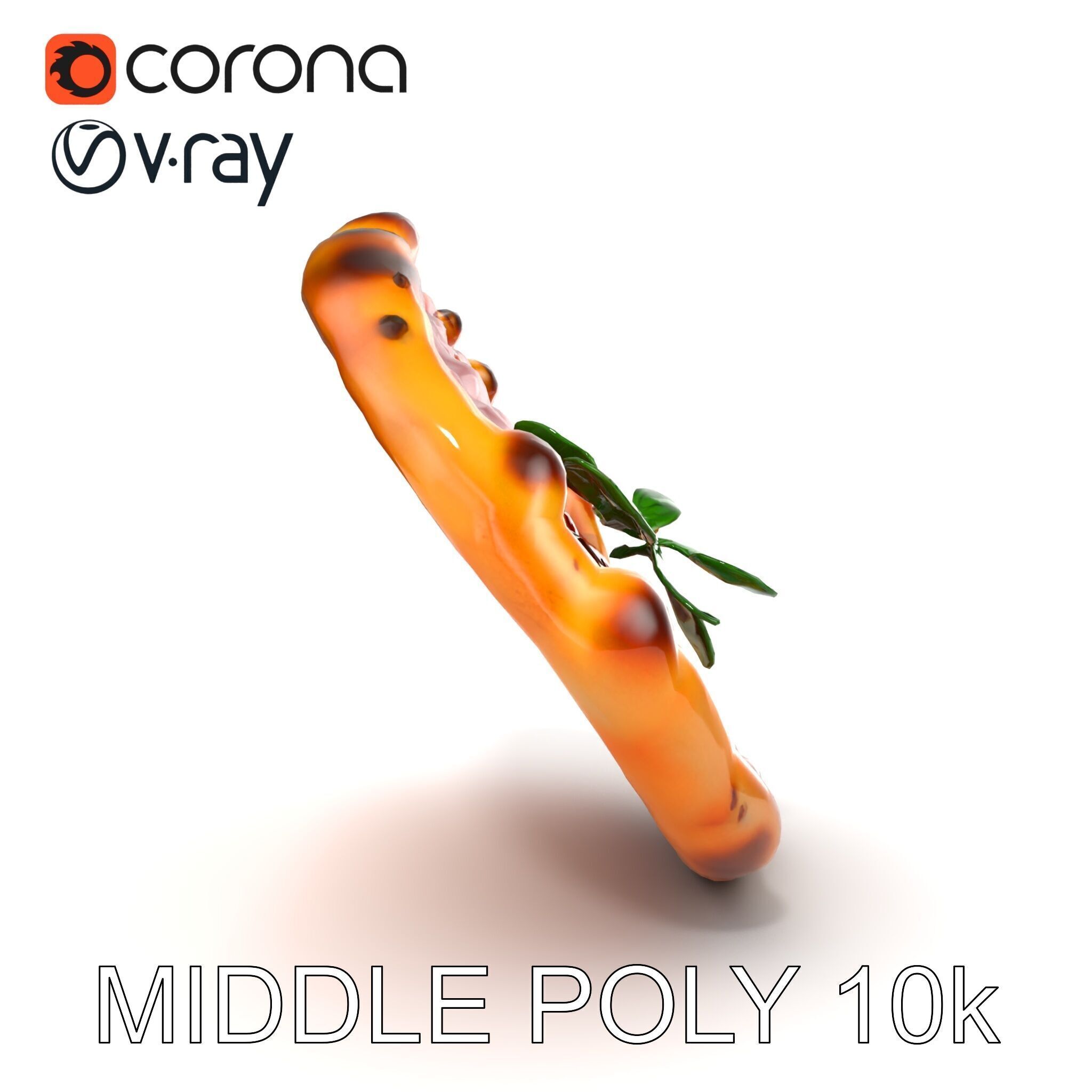 Authentic Neapolitan Pizza D model pack Low-poly 3D model_22