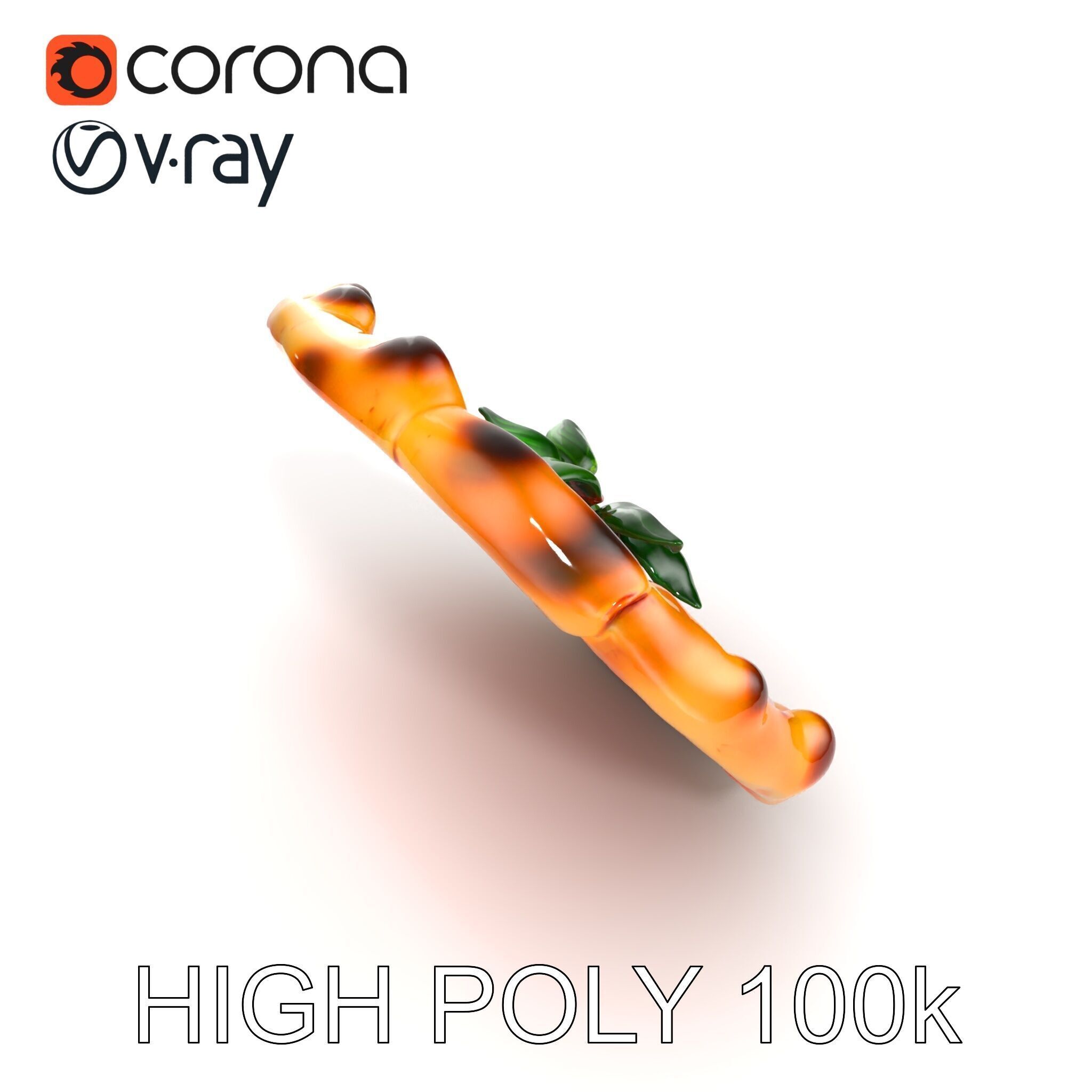 Authentic Neapolitan Pizza D model pack Low-poly 3D model_17