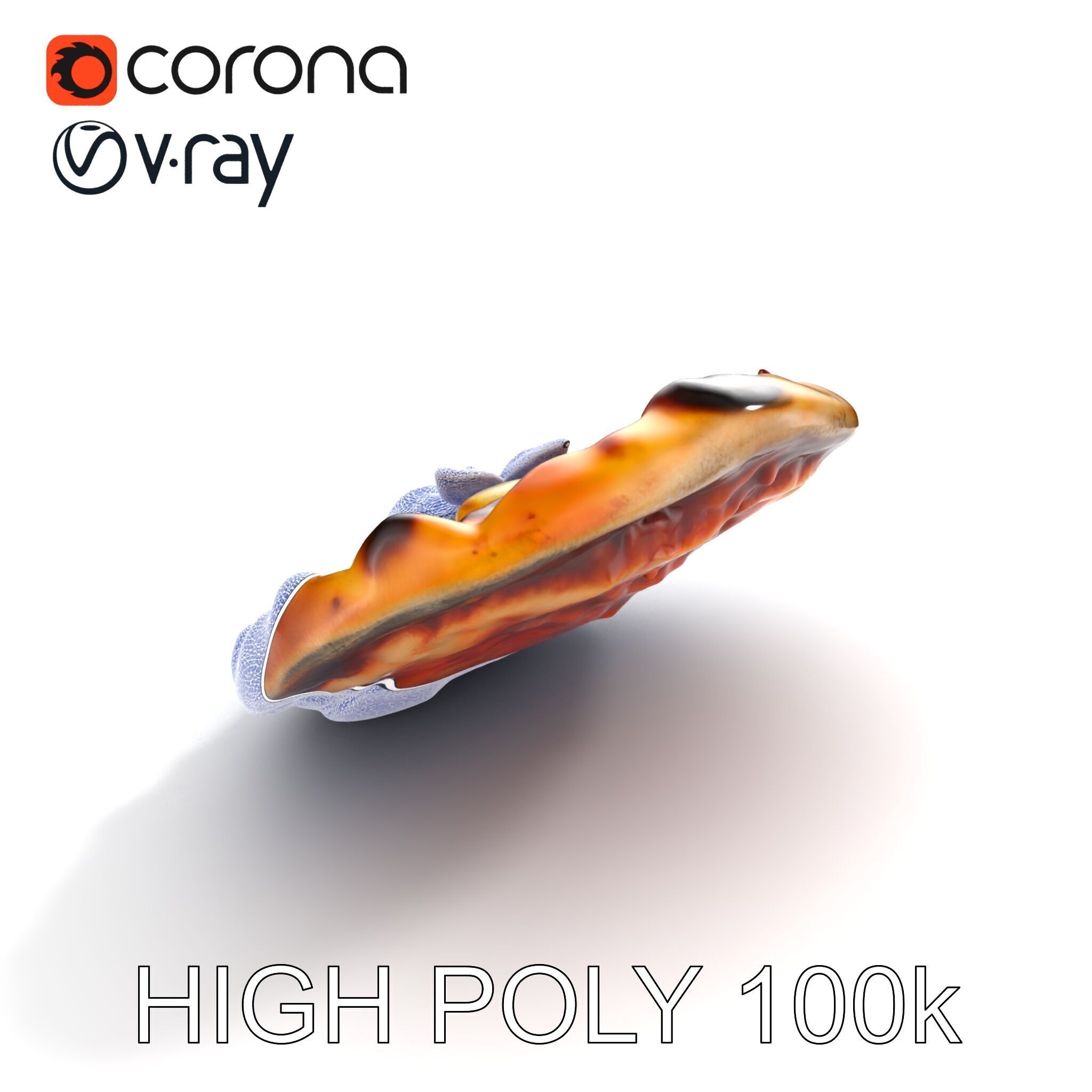 Traditional WoodFired Pizza D Model Pack Low-poly 3D model_12