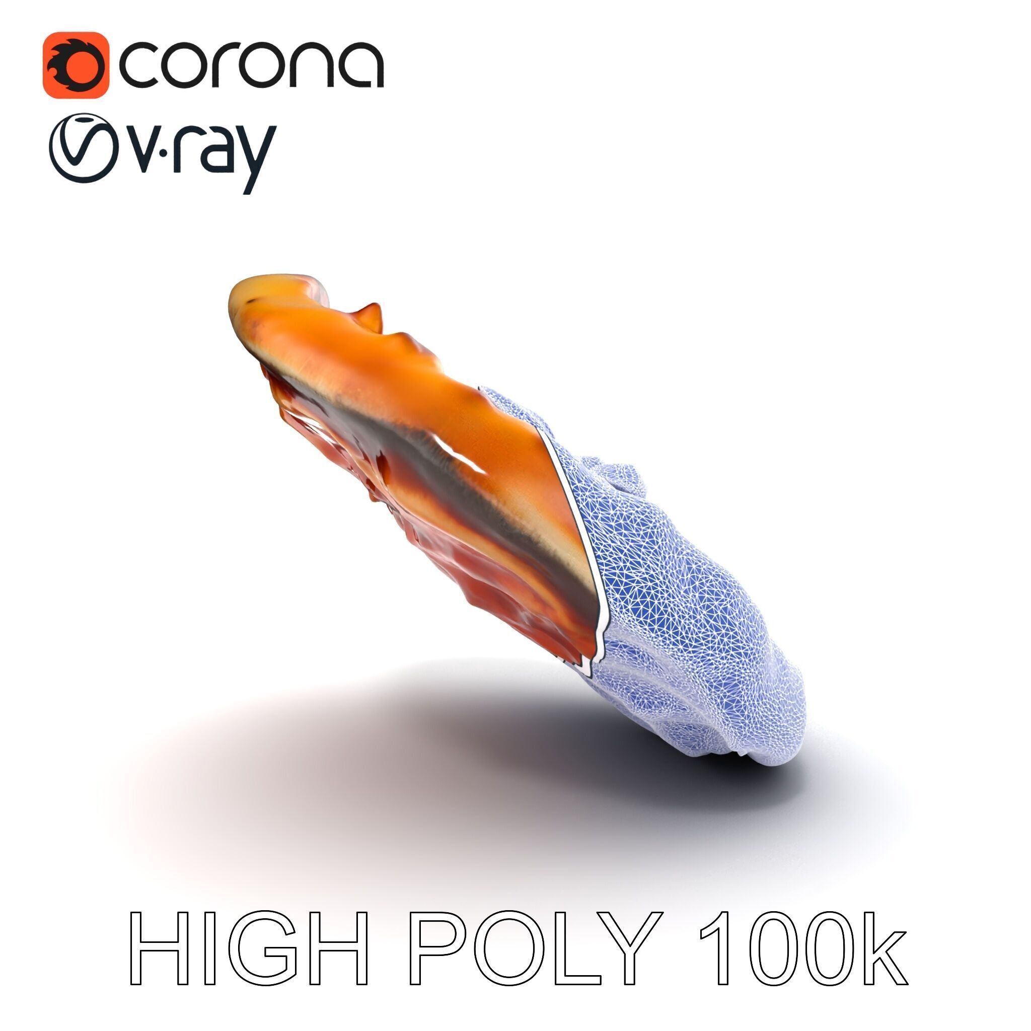 Traditional WoodFired Pizza D Model Pack Low-poly 3D model_16