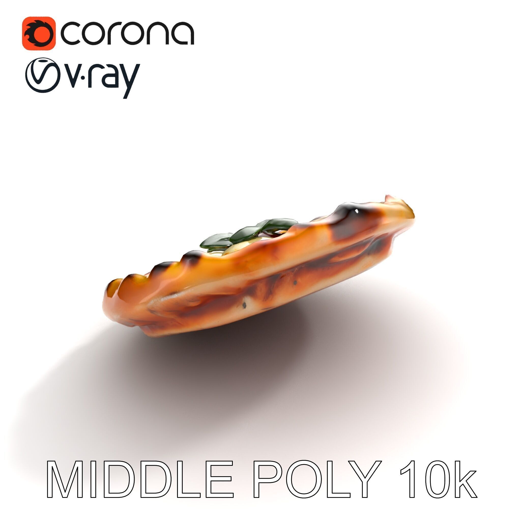 Traditional WoodFired Pizza D Model Pack Low-poly 3D model_8