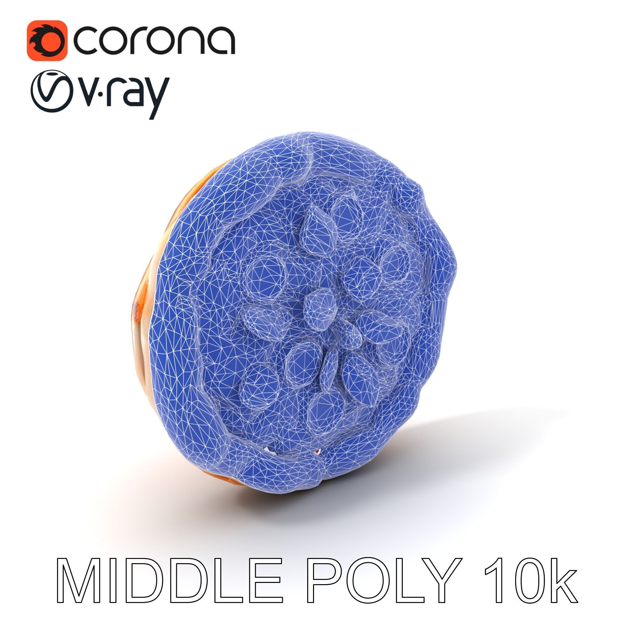 Traditional Margherita Pizza D Model Pack Low-poly 3D model_6