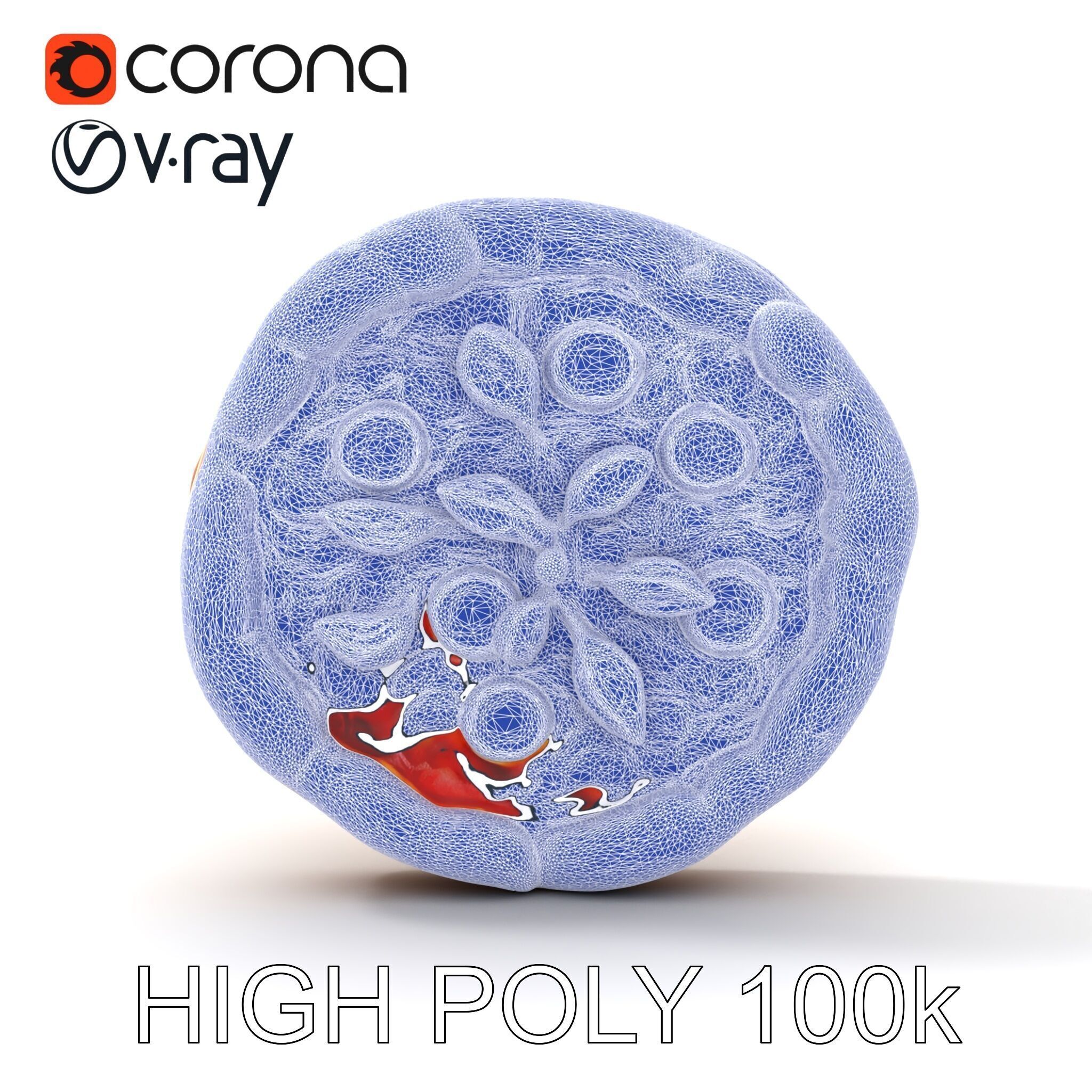 Traditional Margherita Pizza D Model Pack Low-poly 3D model_28