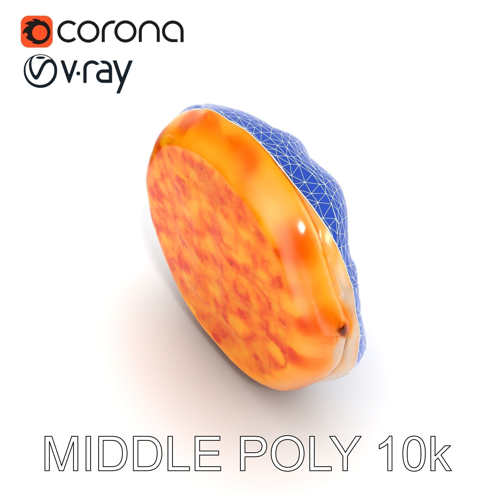 Traditional Margherita Pizza D Model Pack Low-poly 3D model_31