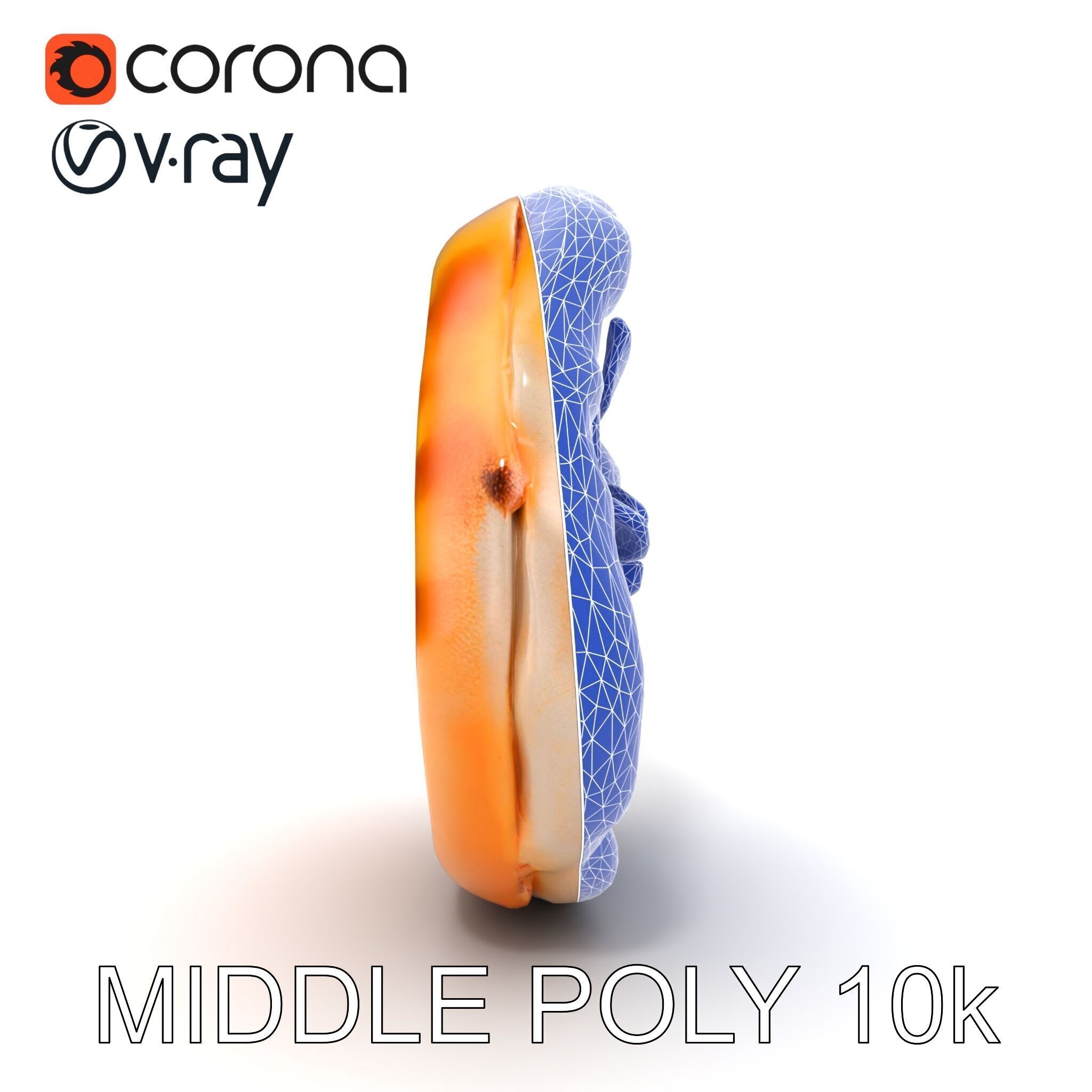 Traditional Margherita Pizza D Model Pack Low-poly 3D model_21