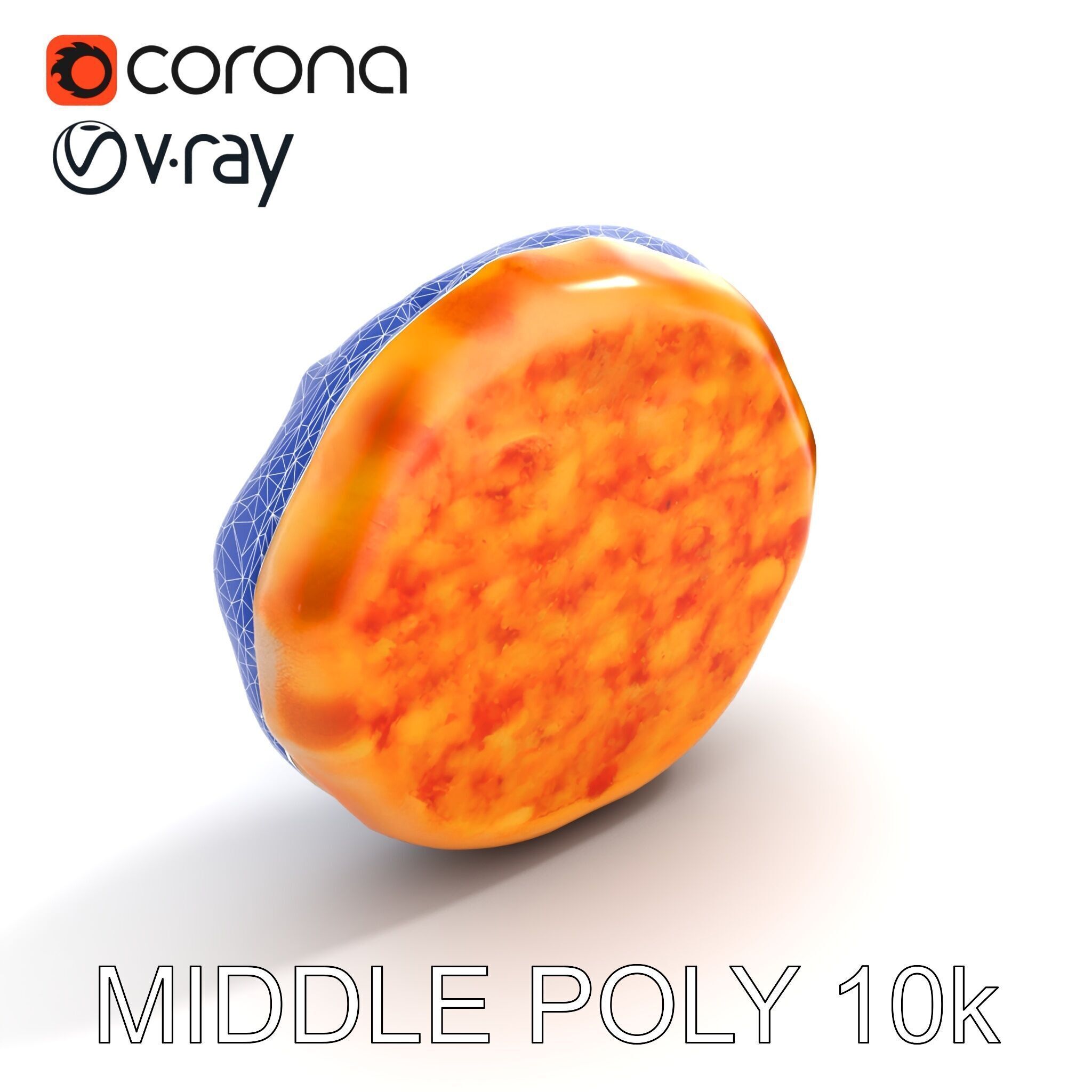 Traditional Margherita Pizza D Model Pack Low-poly 3D model_11