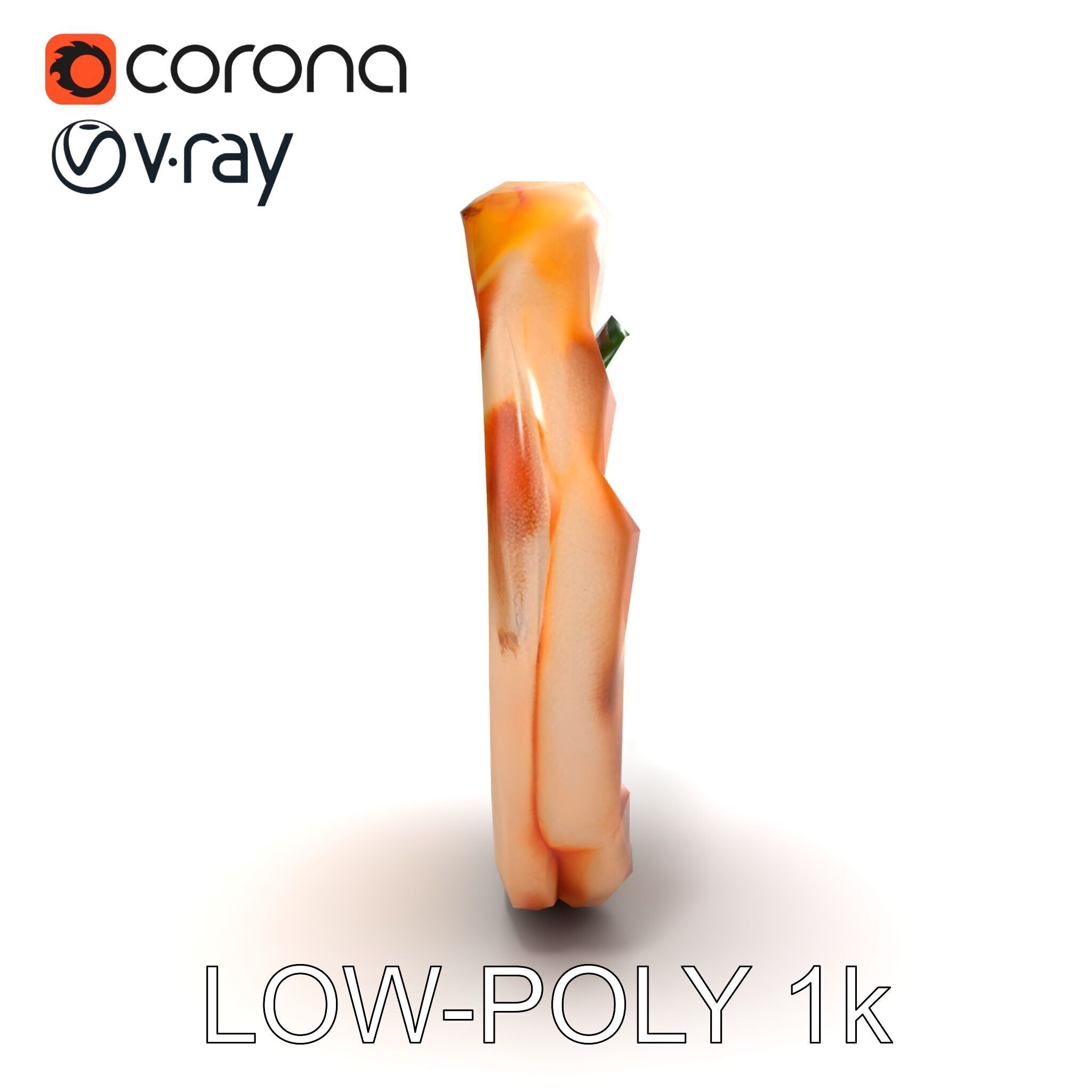 Traditional Margherita Pizza D Model Pack Low-poly 3D model_25