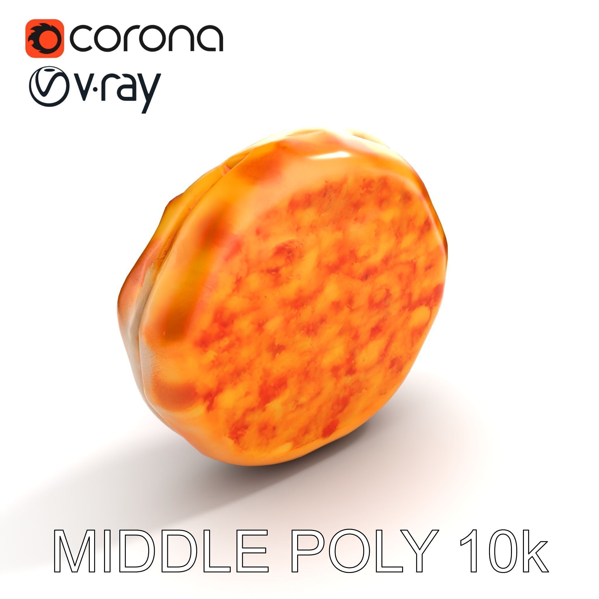 Traditional Margherita Pizza D Model Pack Low-poly 3D model_8