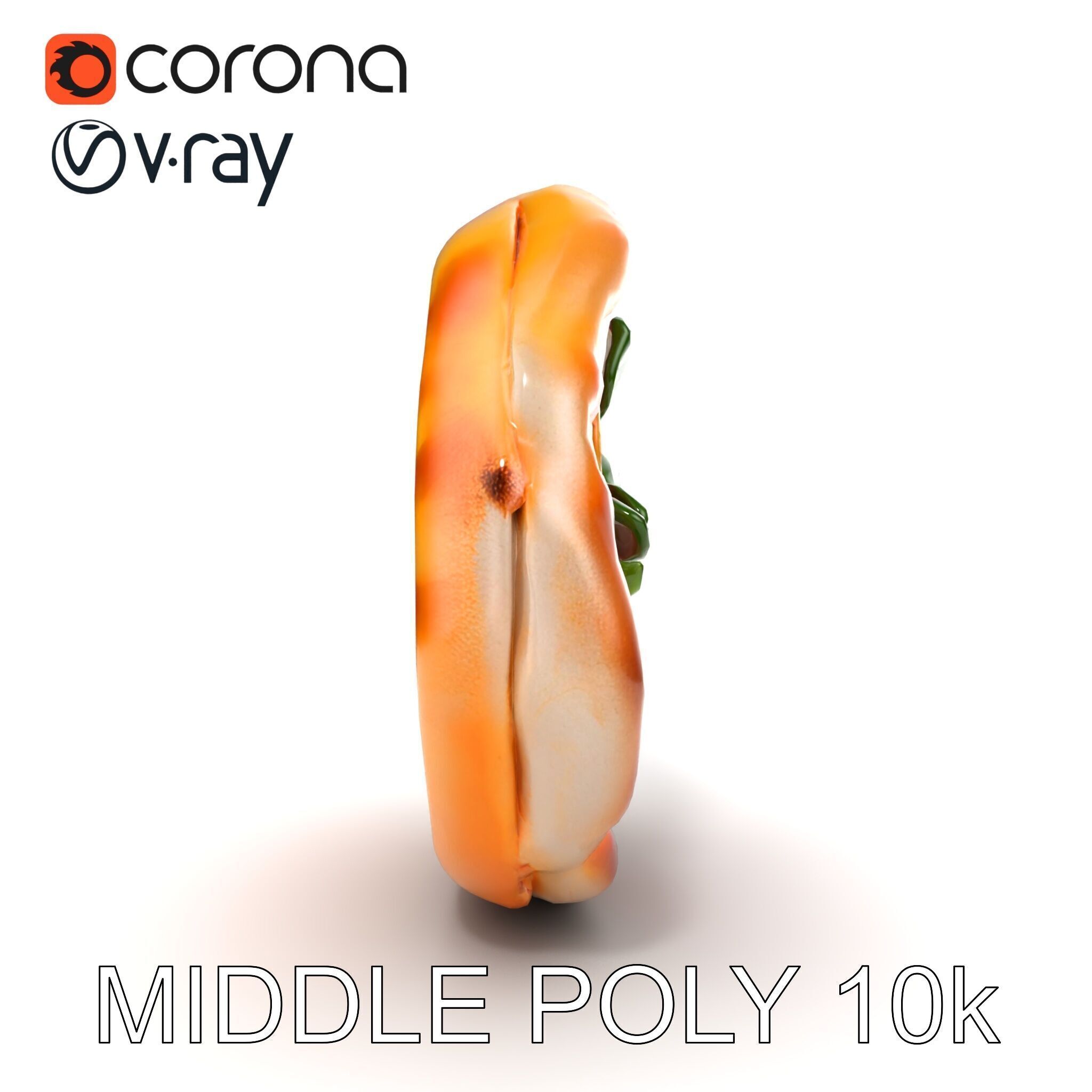 Traditional Margherita Pizza D Model Pack Low-poly 3D model_18