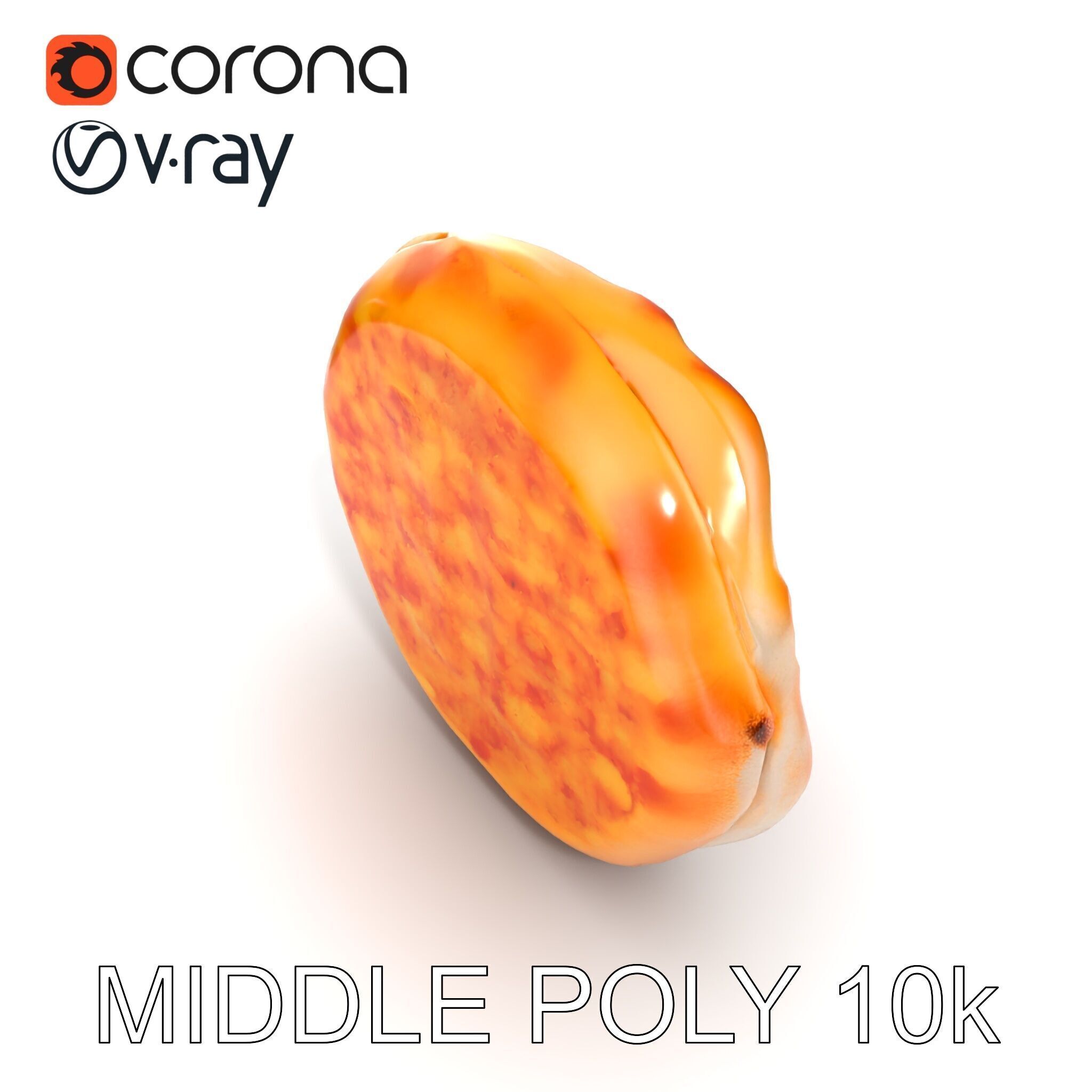 Traditional Margherita Pizza D Model Pack Low-poly 3D model_16