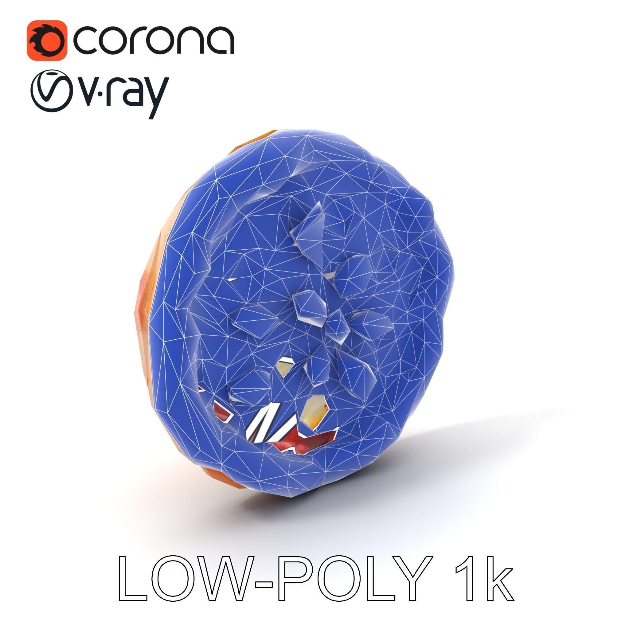 Traditional Margherita Pizza D Model Pack Low-poly 3D model_7