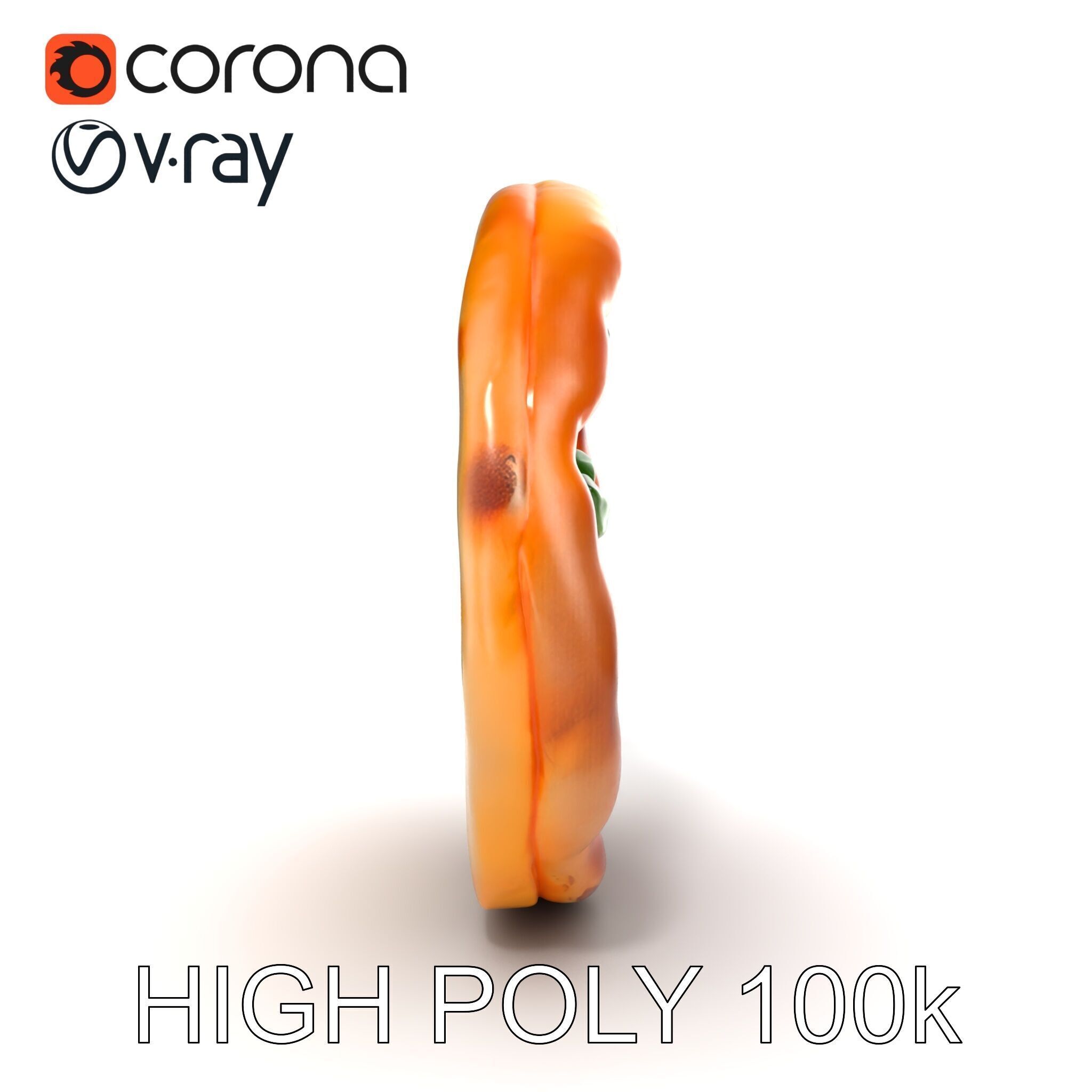 Traditional Margherita Pizza D Model Pack Low-poly 3D model_19