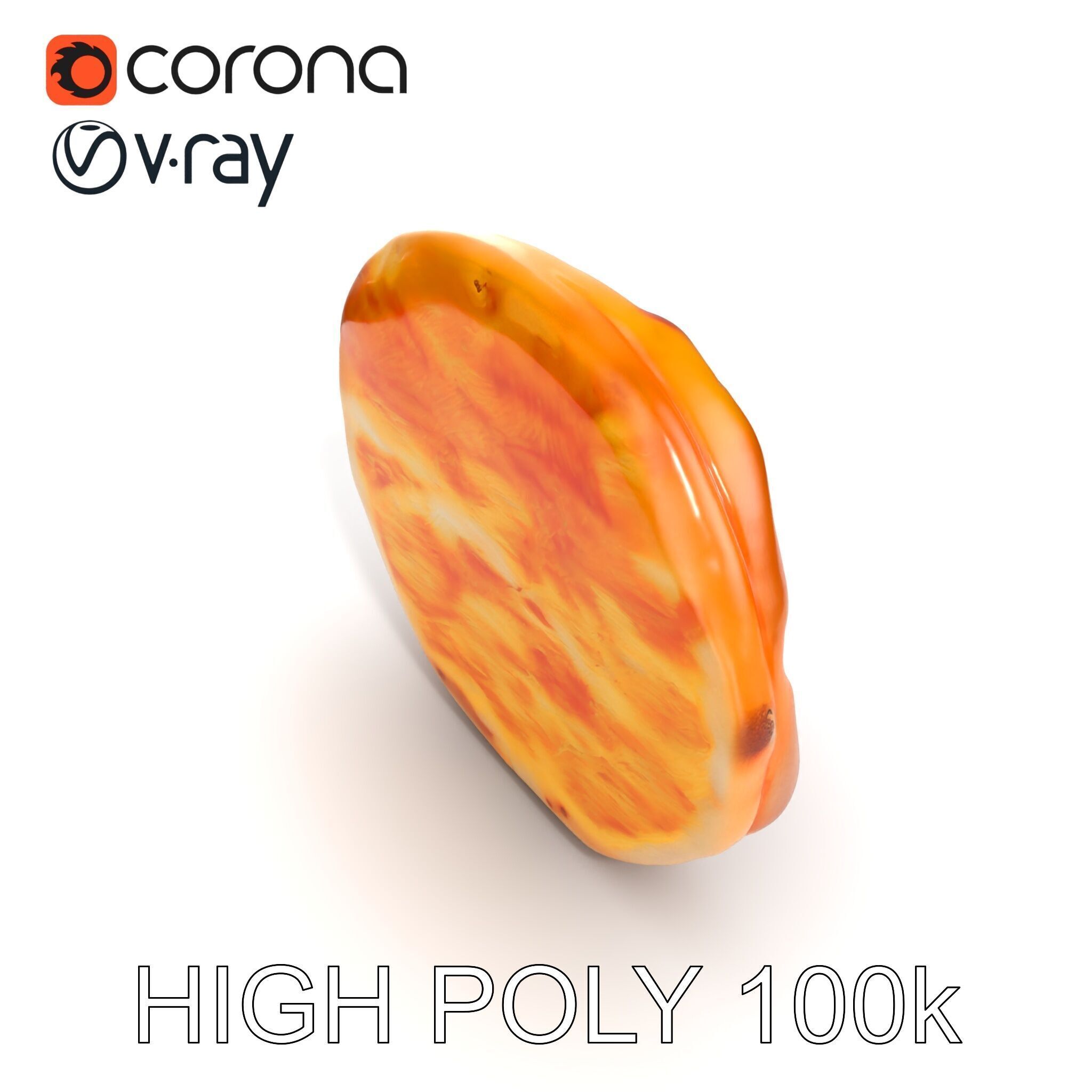 Traditional Margherita Pizza D Model Pack Low-poly 3D model_15