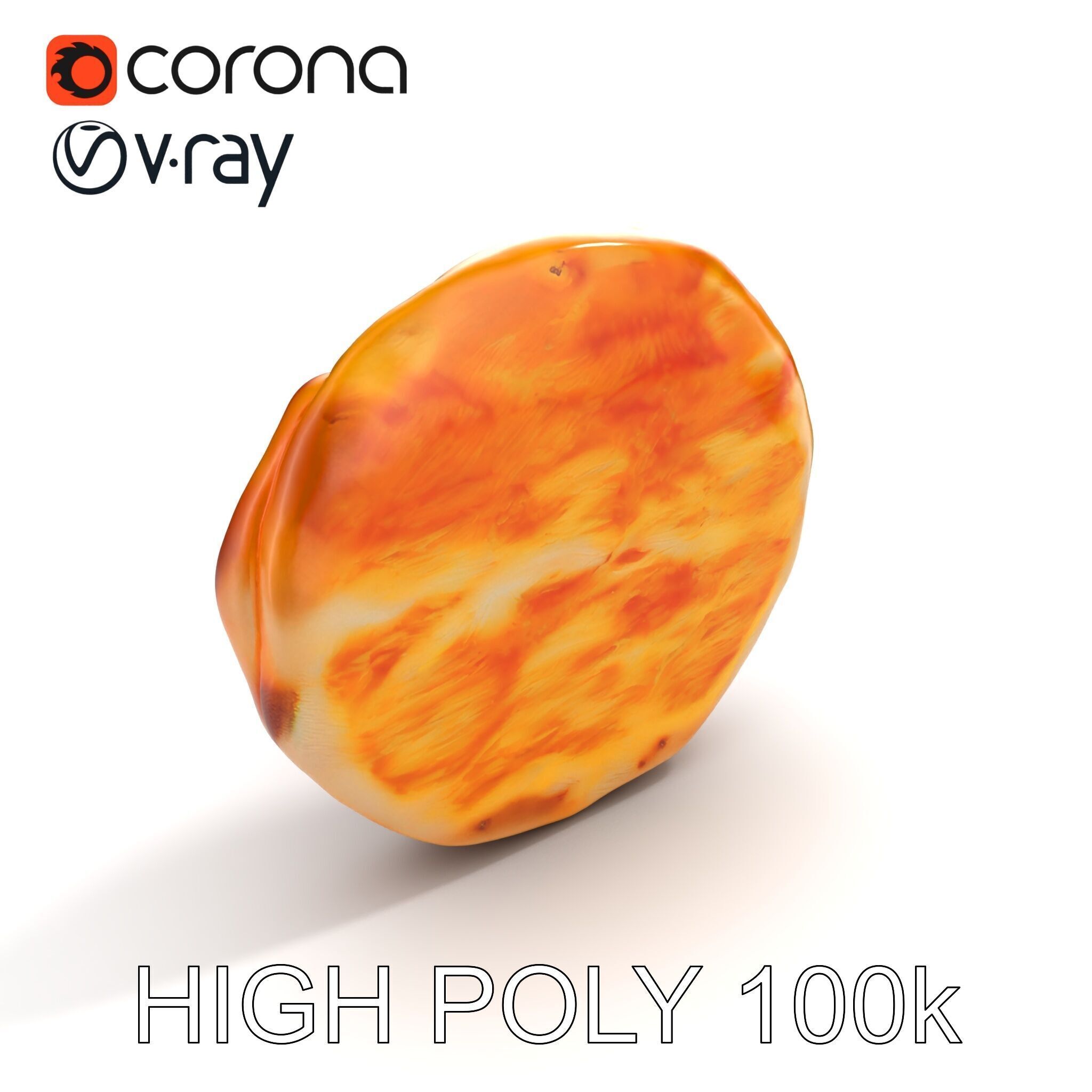 Traditional Margherita Pizza D Model Pack Low-poly 3D model_20