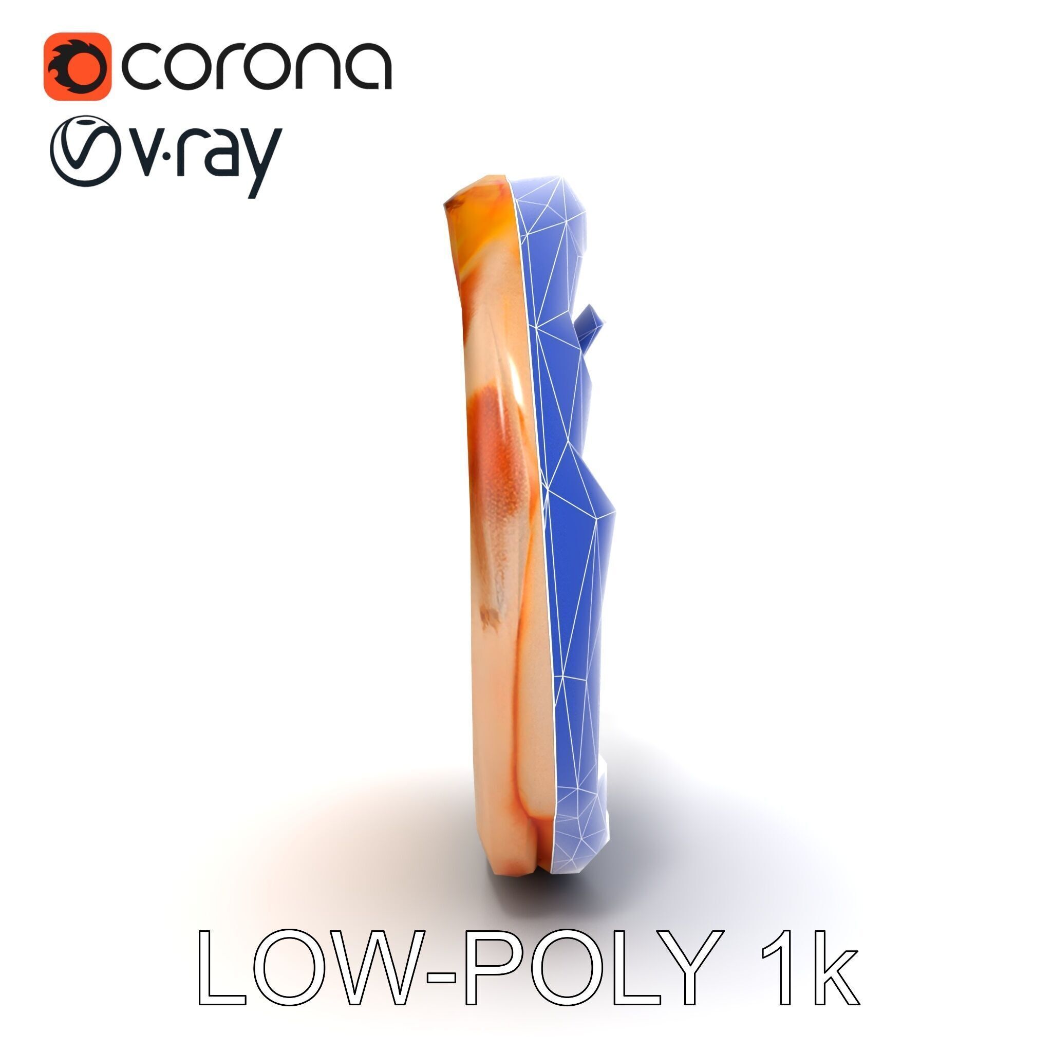 Traditional Margherita Pizza D Model Pack Low-poly 3D model_27