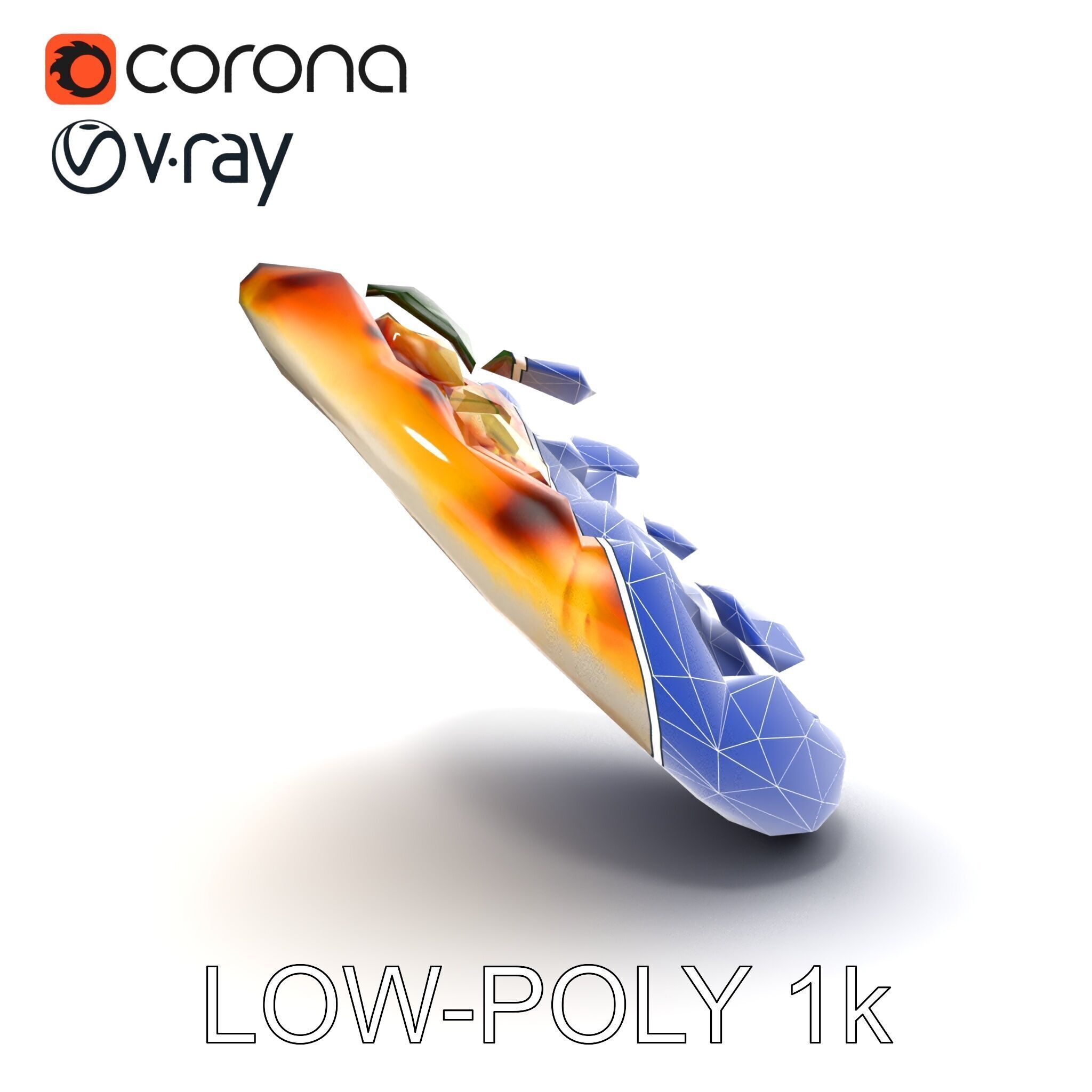 Neapolitan Pizza D Model Pack Low-poly 3D model_30