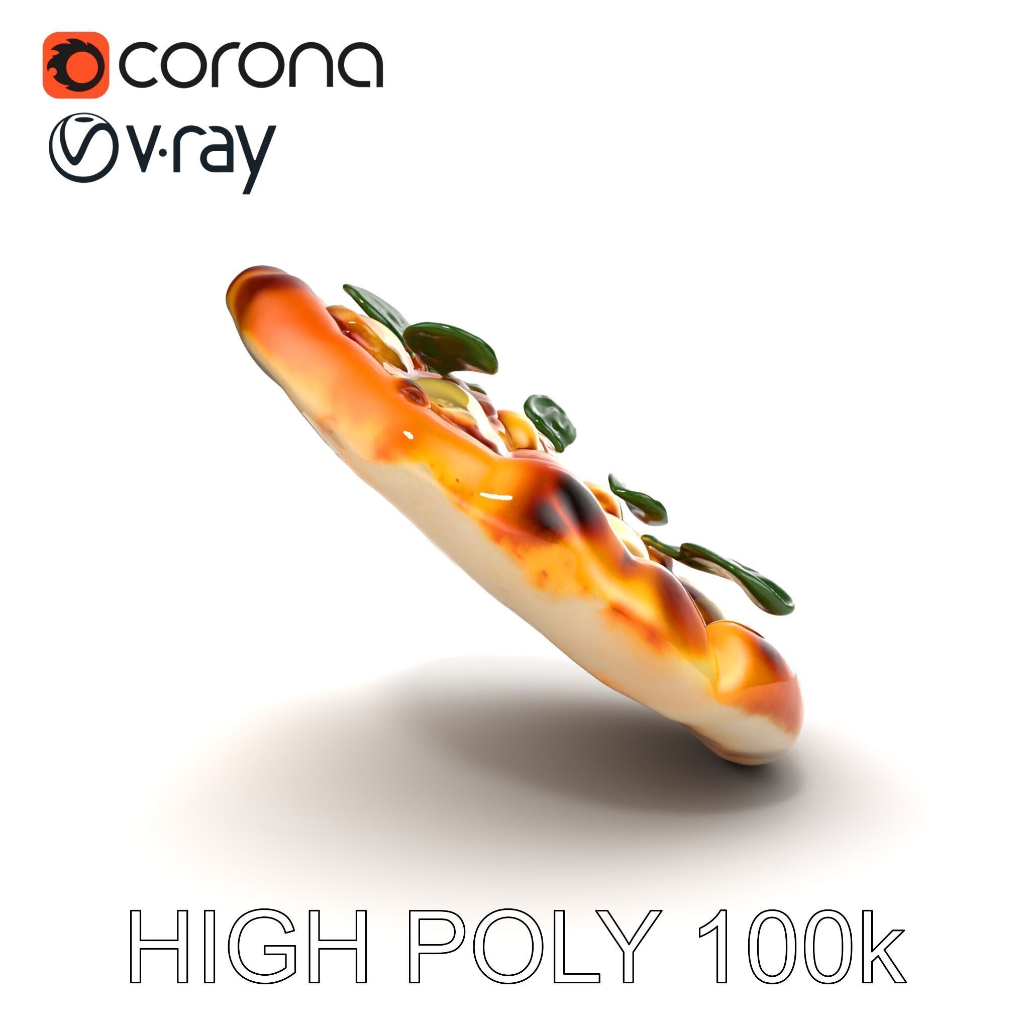 Neapolitan Pizza D Model Pack Low-poly 3D model_23