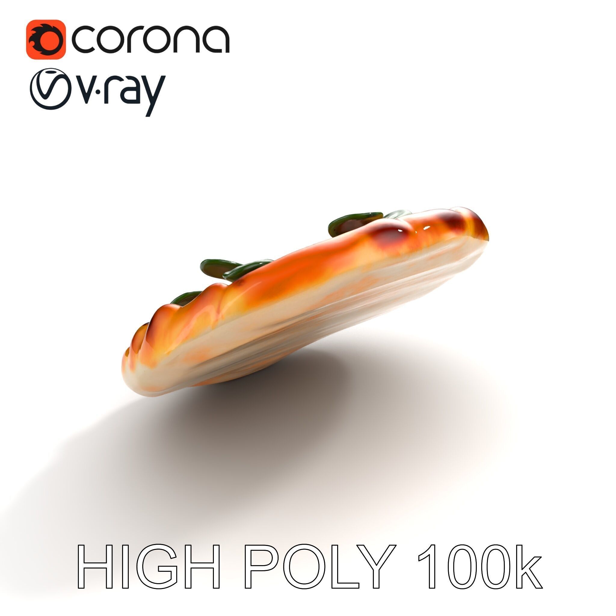 Neapolitan Pizza D Model Pack Low-poly 3D model_21