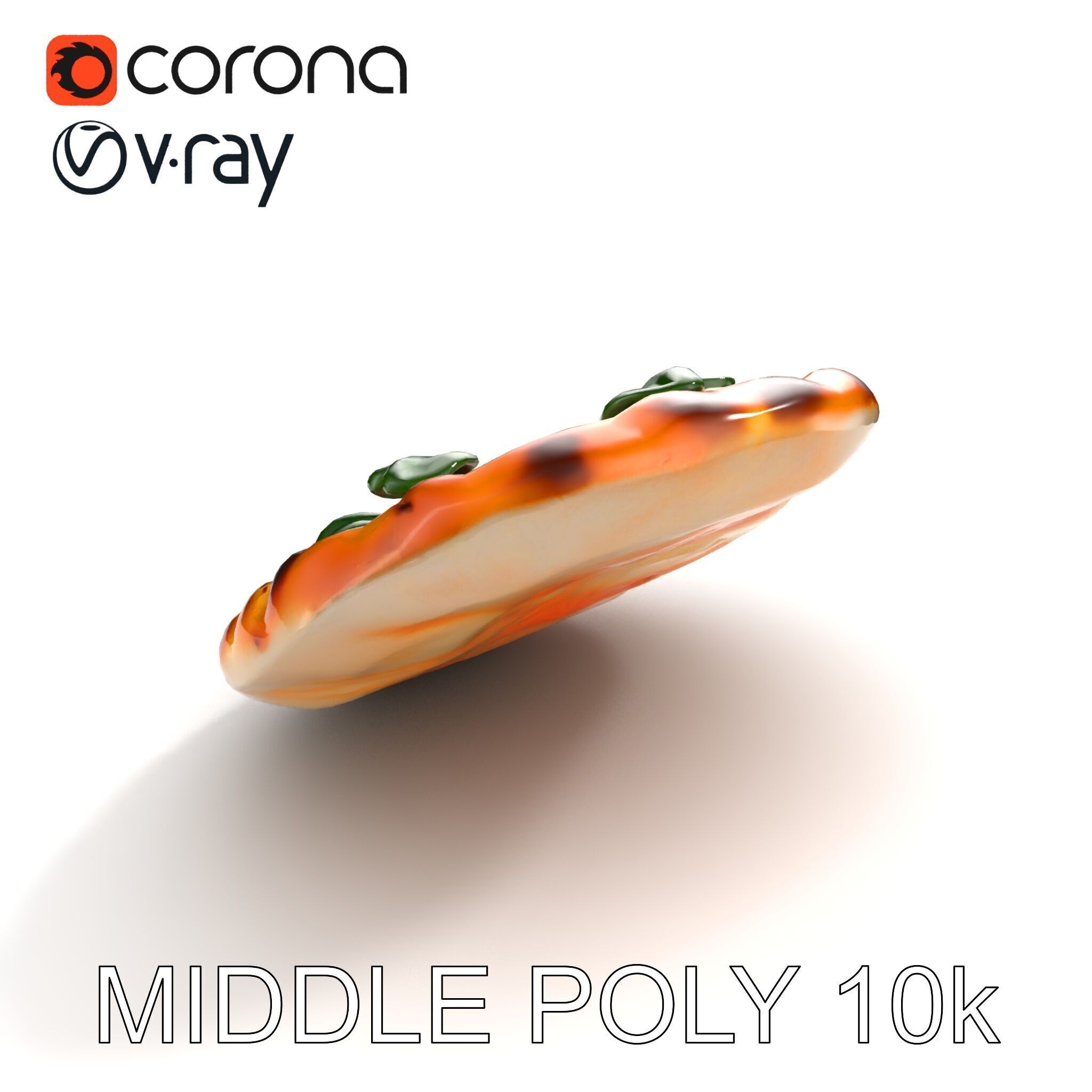 Neapolitan Pizza D Model Pack Low-poly 3D model_8