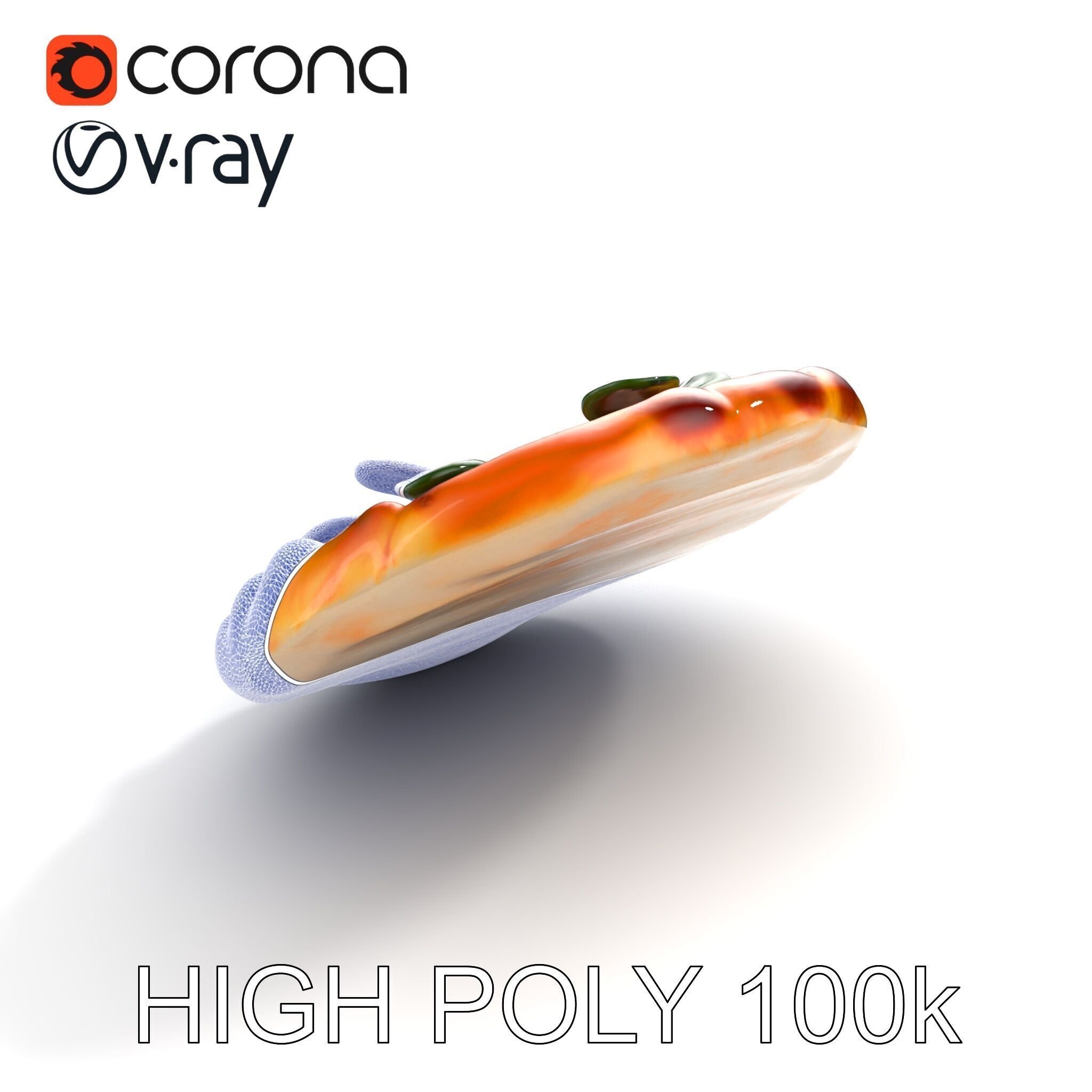 Neapolitan Pizza D Model Pack Low-poly 3D model_14