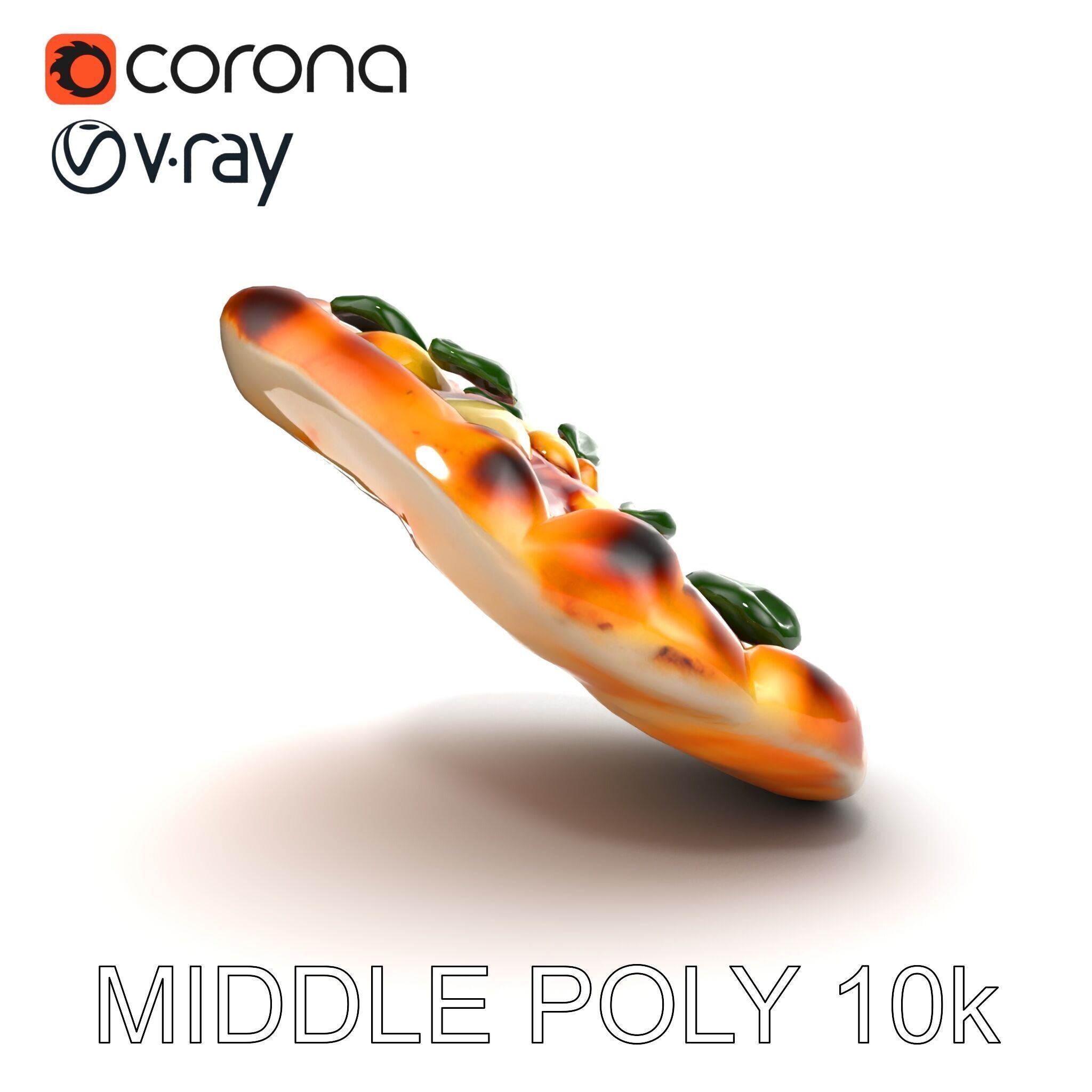 Neapolitan Pizza D Model Pack Low-poly 3D model_18