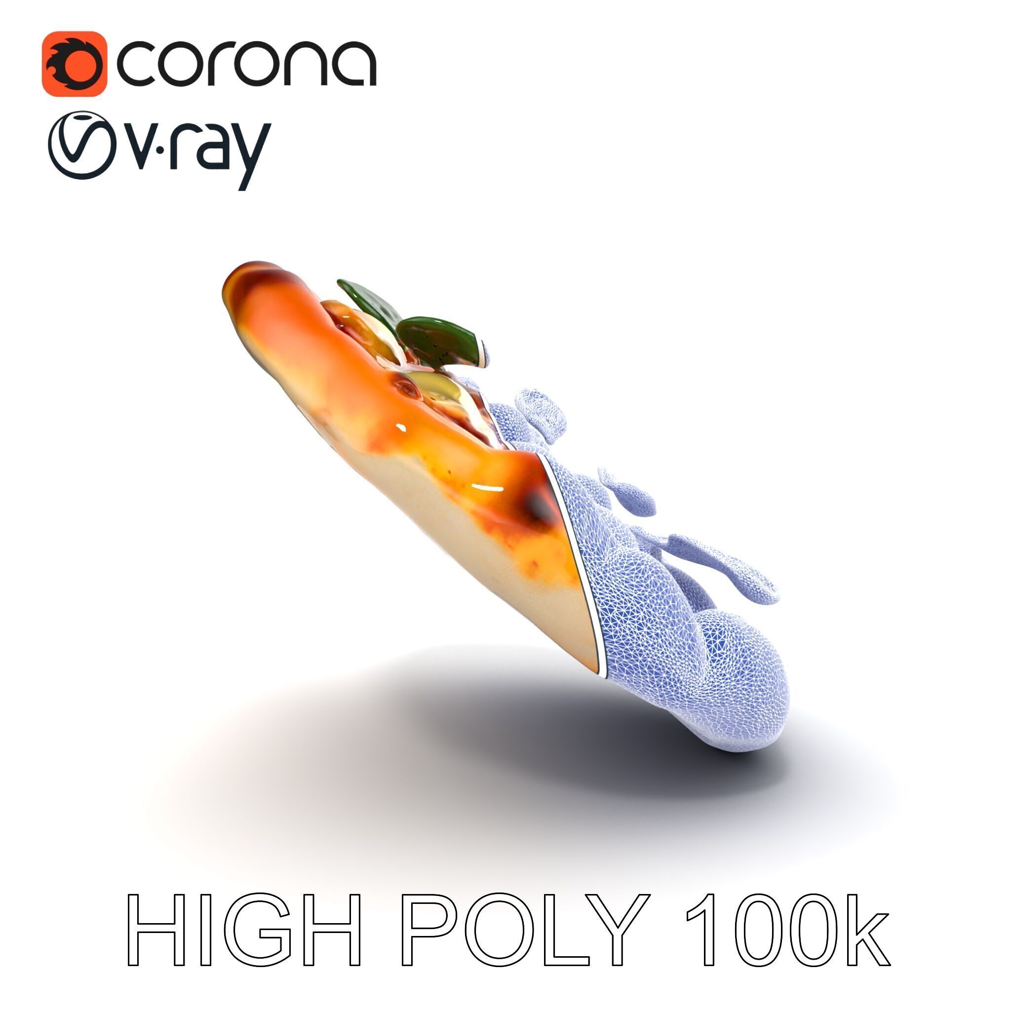 Neapolitan Pizza D Model Pack Low-poly 3D model_32