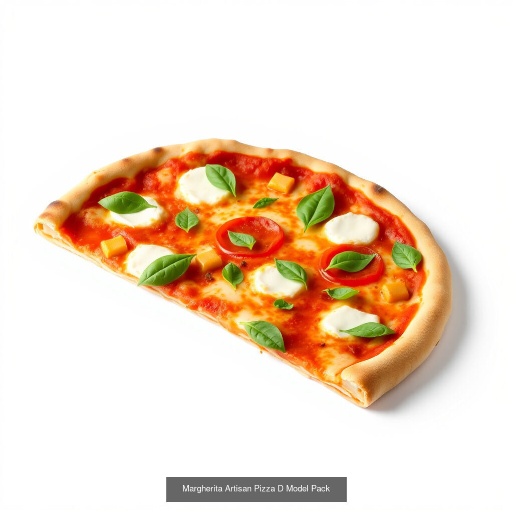Authentic Italian Pizza Models Pack 3D Model Collection_16