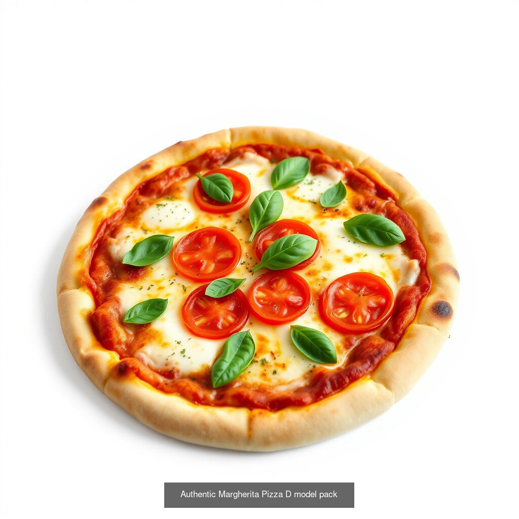 Authentic Italian Pizza Models Pack 3D Model Collection_23