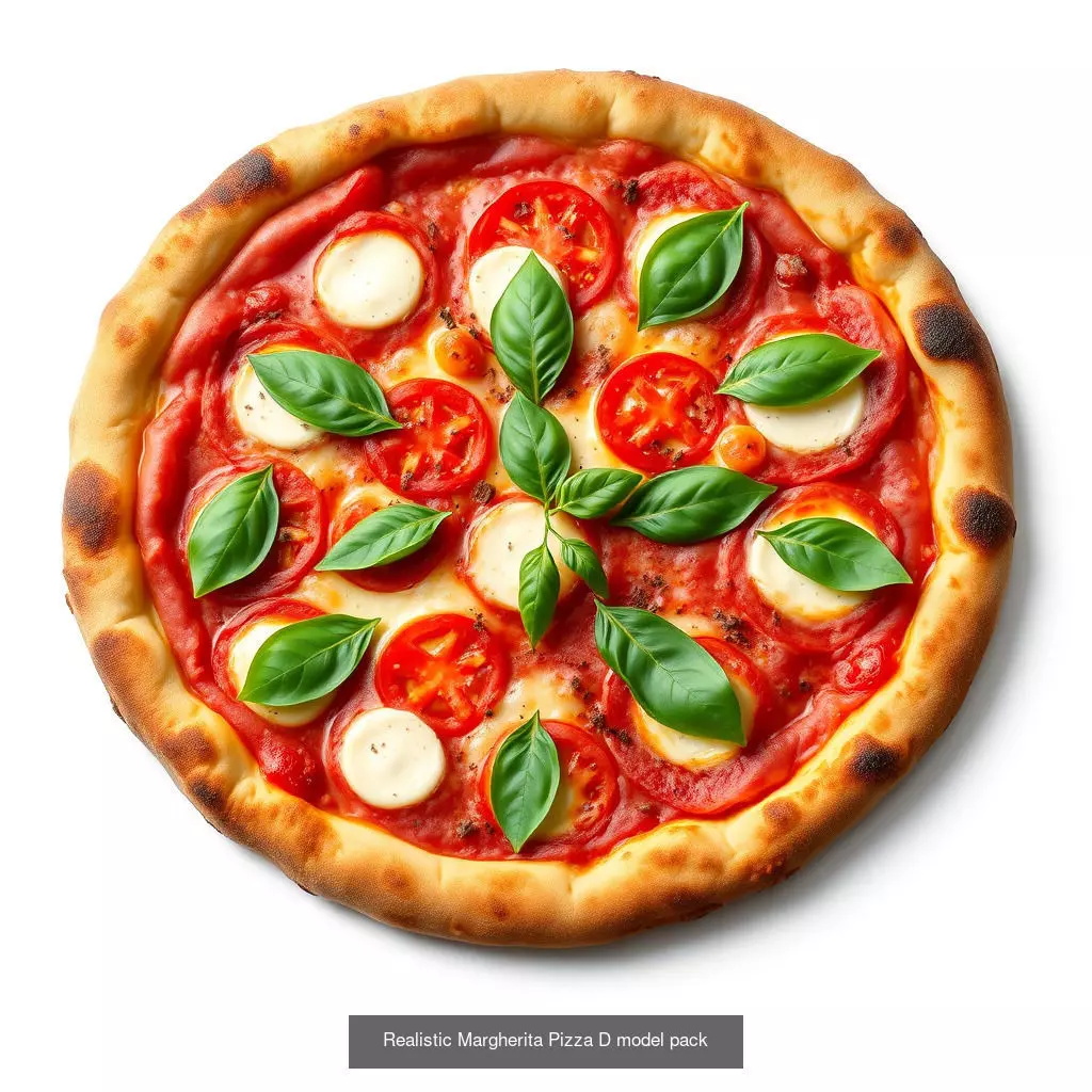 Authentic Italian Pizza Models Pack 3D Model Collection_0