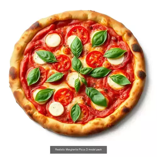 Authentic Italian Pizza Models Pack 3D Model Collection