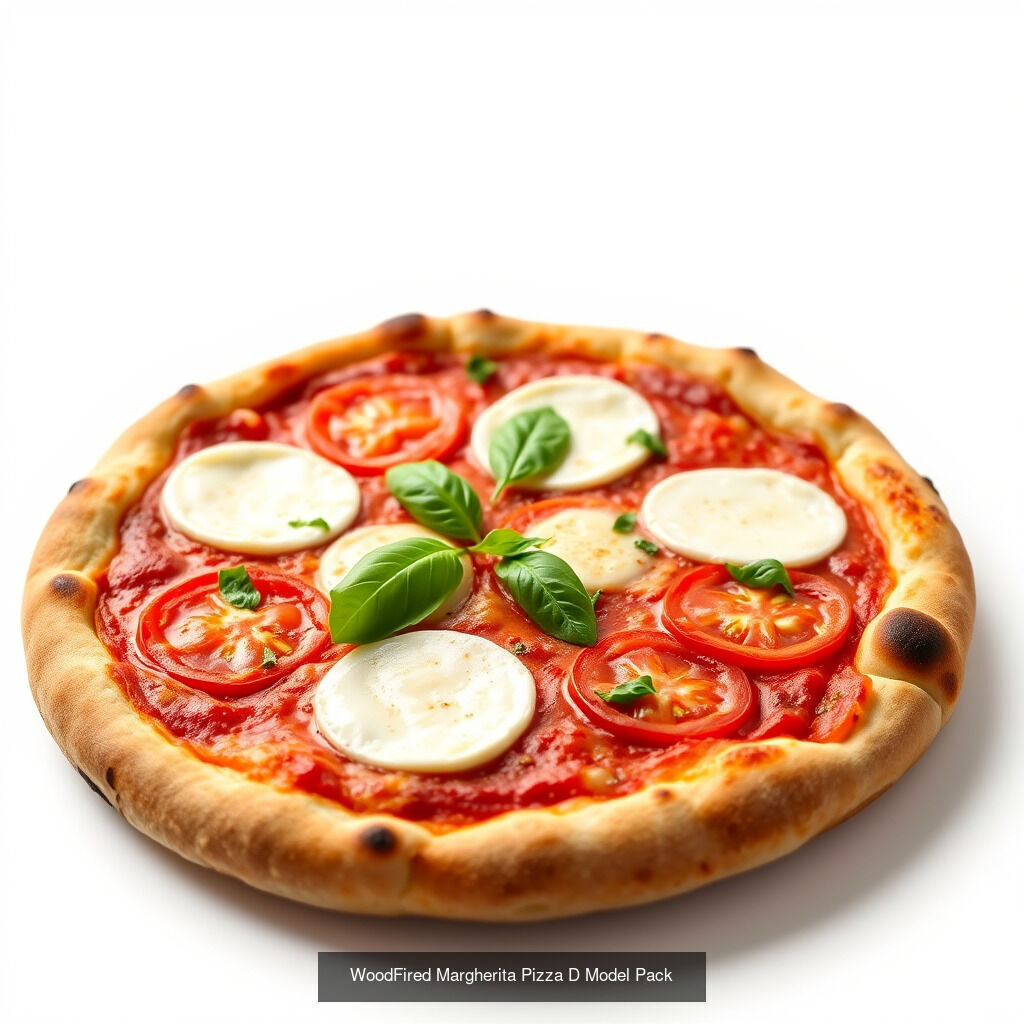 Authentic Italian Pizza Models Pack 3D Model Collection_19