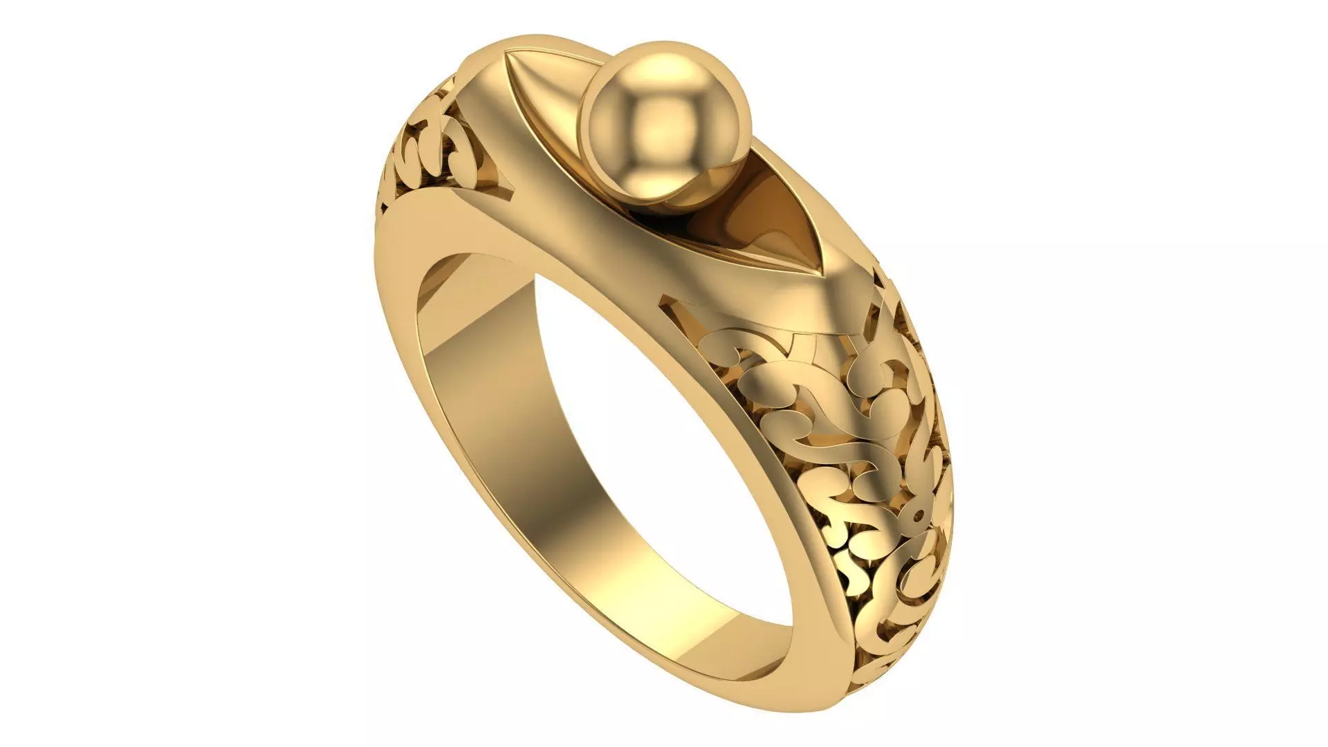 Vintage Ring 3D print model
