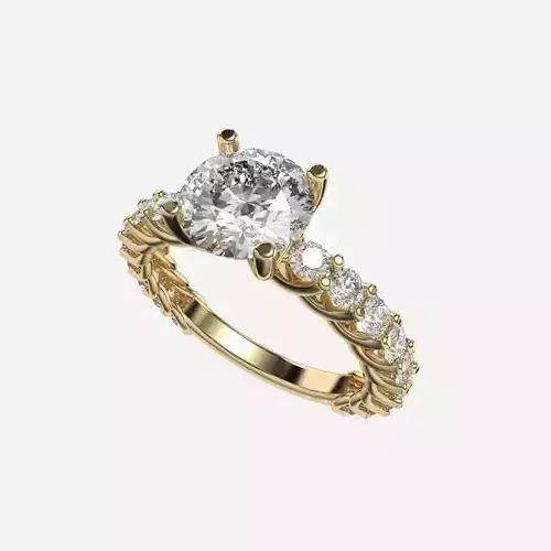 Flower Diamond Ring